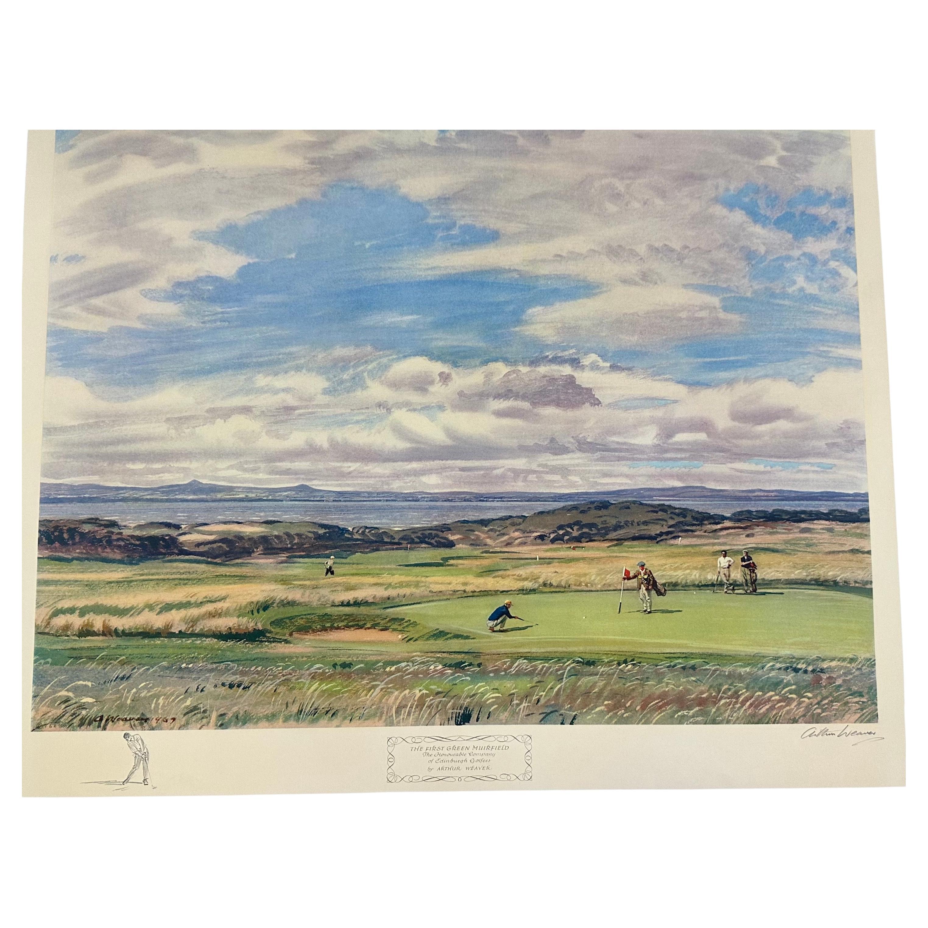 Mid-Century moderno Stampa di golf 