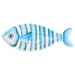 The Fishes - Hand-Painted Ceramic Platter / Tray - Small