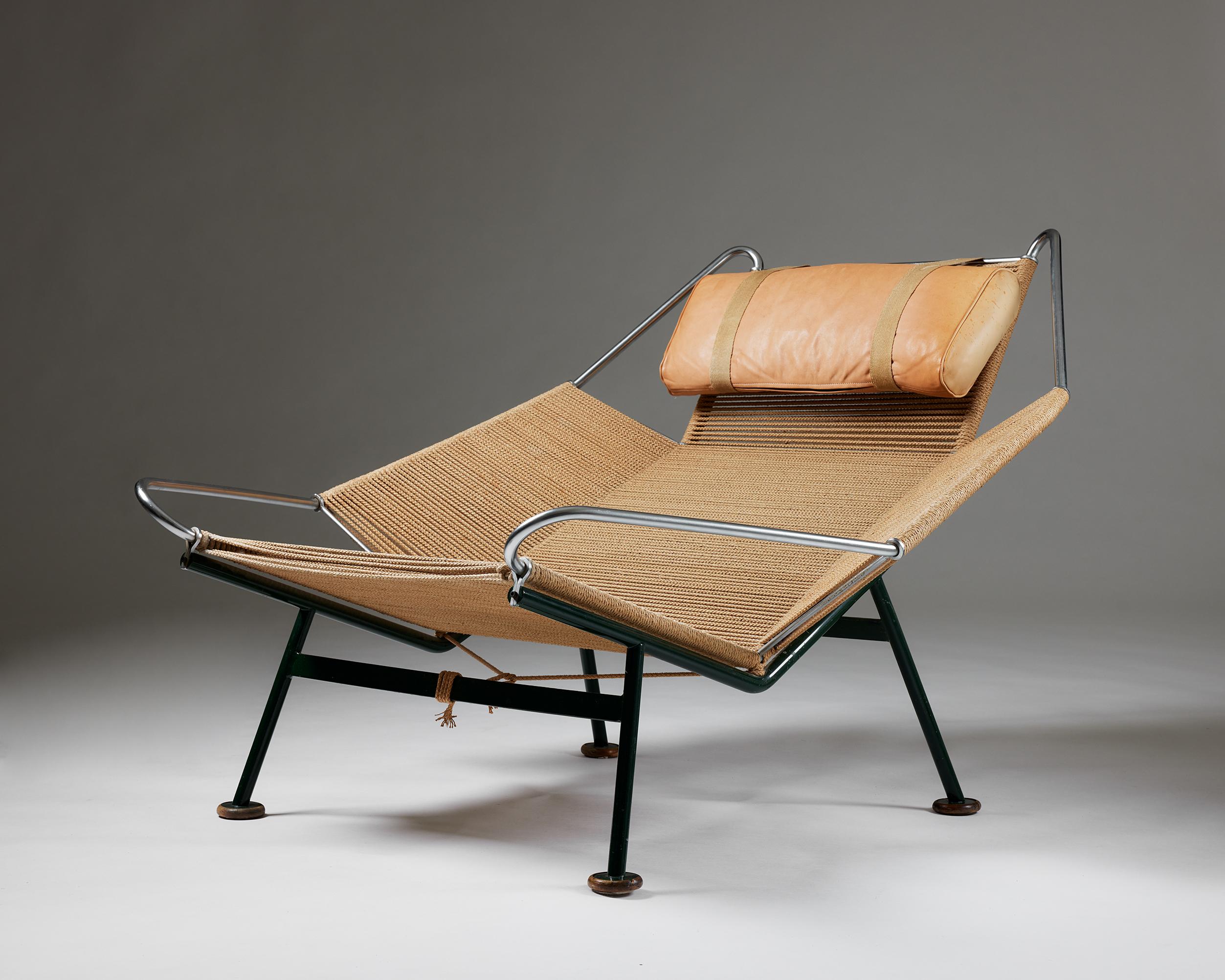 The Flag Halyard Chair designed by Hans J. Wegner for Getama, Denmark, 1950 For Sale 2