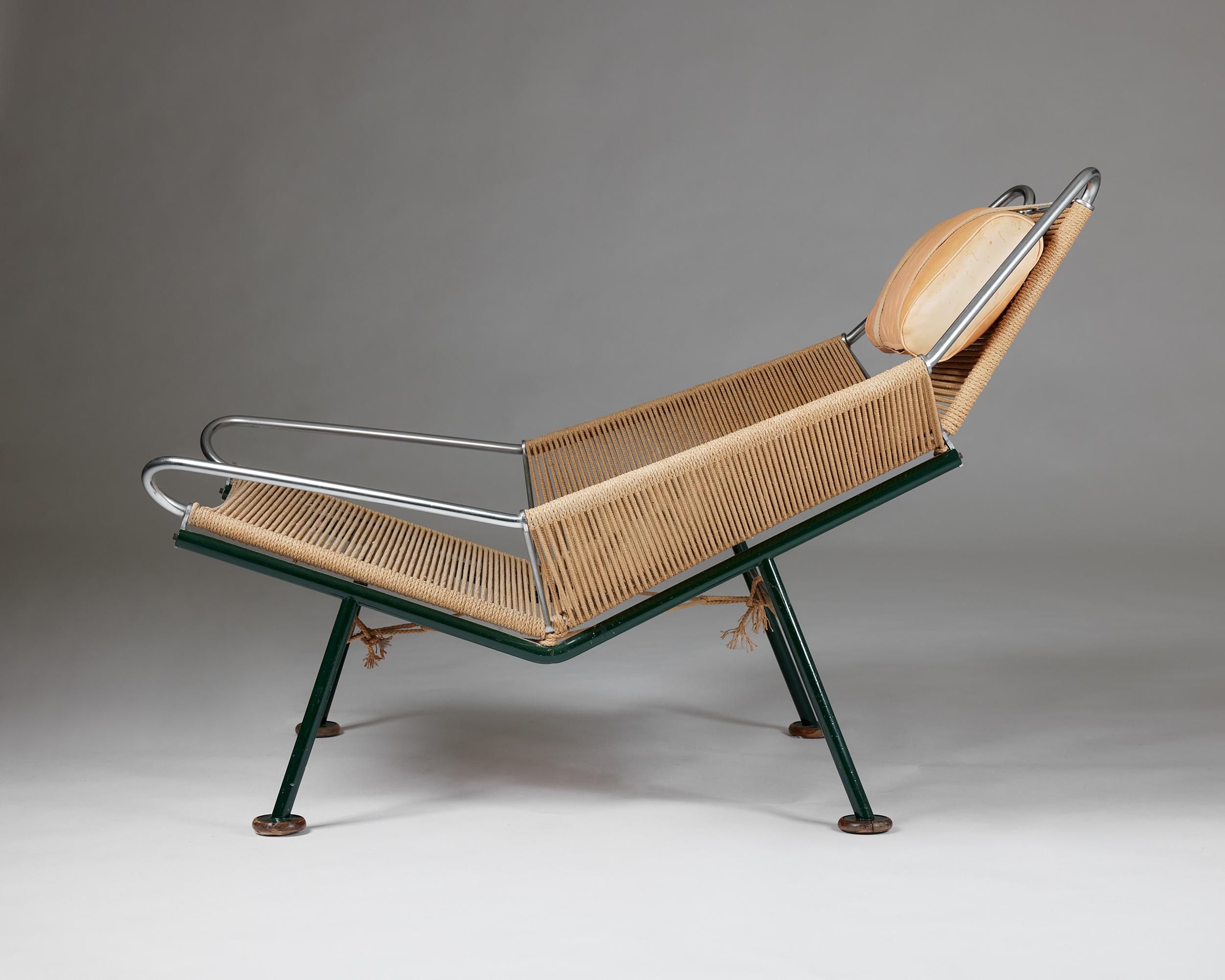 The Flag Halyard Chair, conçue par Hans J. Wegner pour Getama, Danemark, 1950 en vente 5