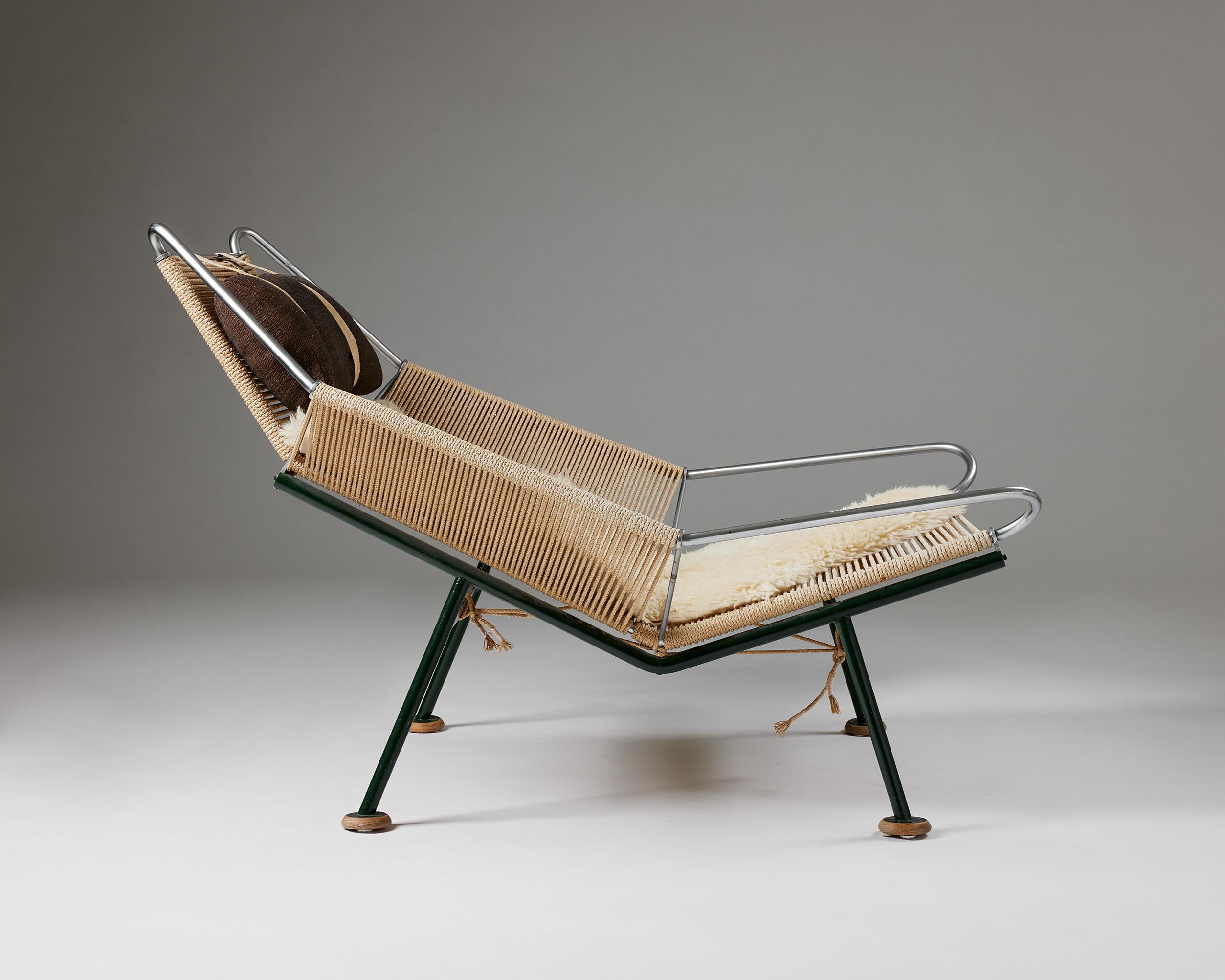 Mid-20th Century ‘the Flag Halyard Chair’ Designed by Hans Wegner for GETAMA, Denmark, 1950