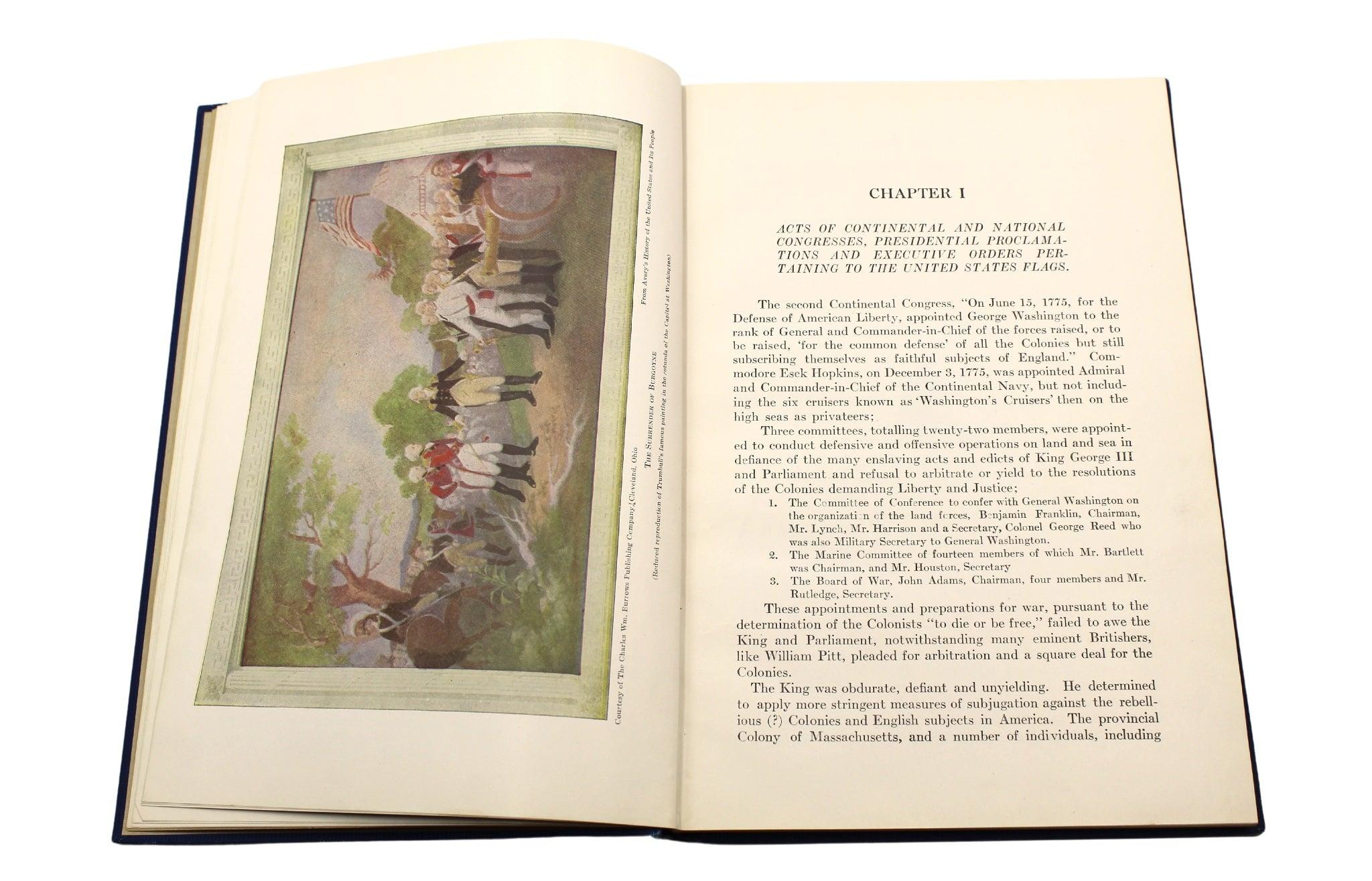The Flag of the United States by Harrison S. Kerrick, First Edition, 1925 In Good Condition For Sale In Colorado Springs, CO