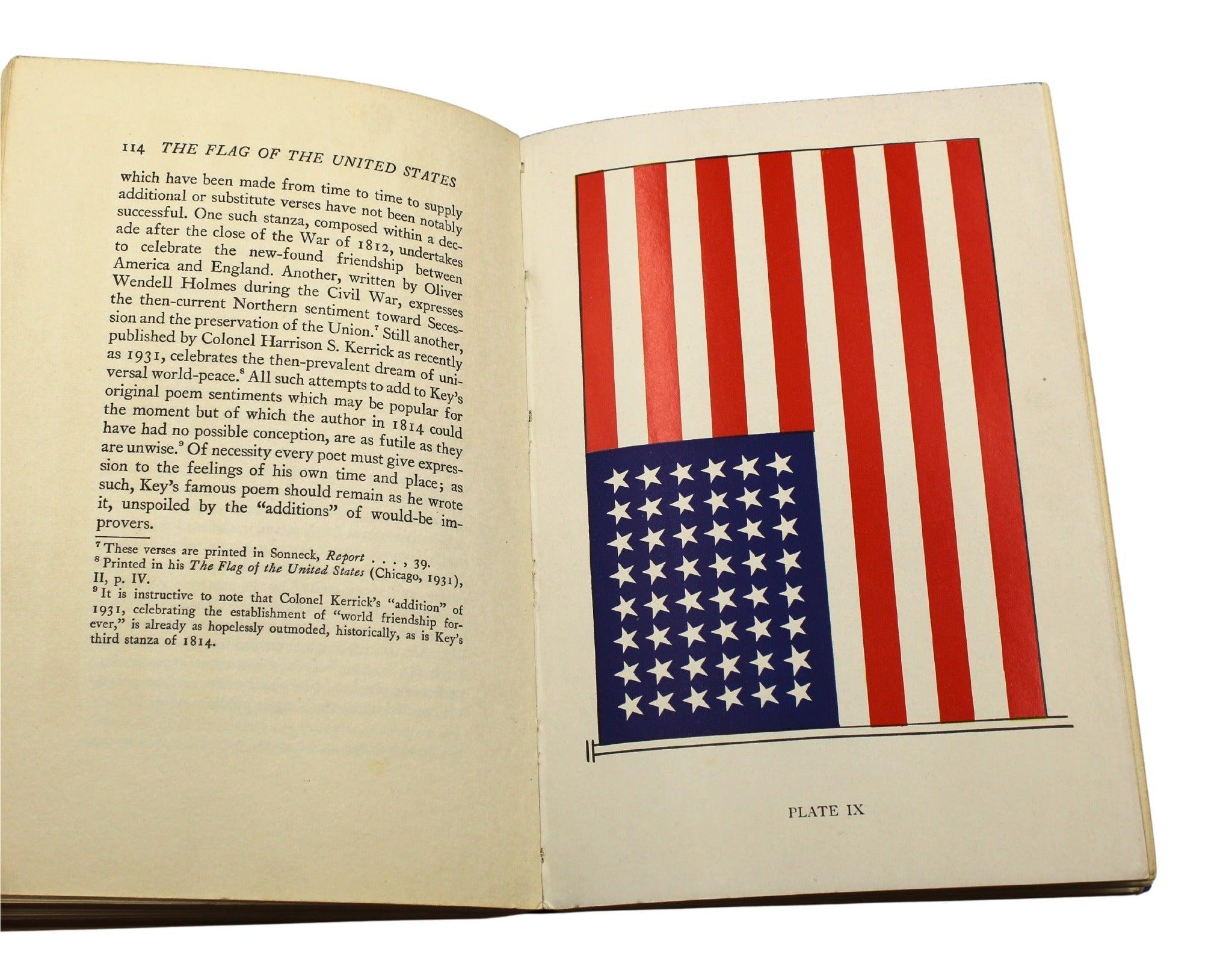 Américain Le drapeau des États-Unis par Milo Milton Quaife, première édition, 1942 en vente