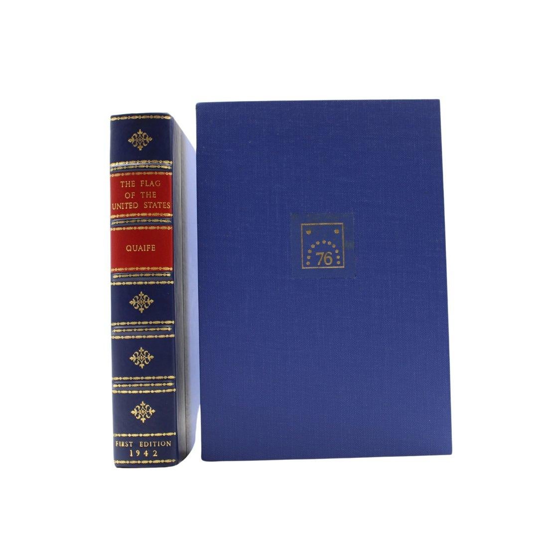 Milieu du XXe siècle Le drapeau des États-Unis par Milo Milton Quaife, première édition, 1942 en vente