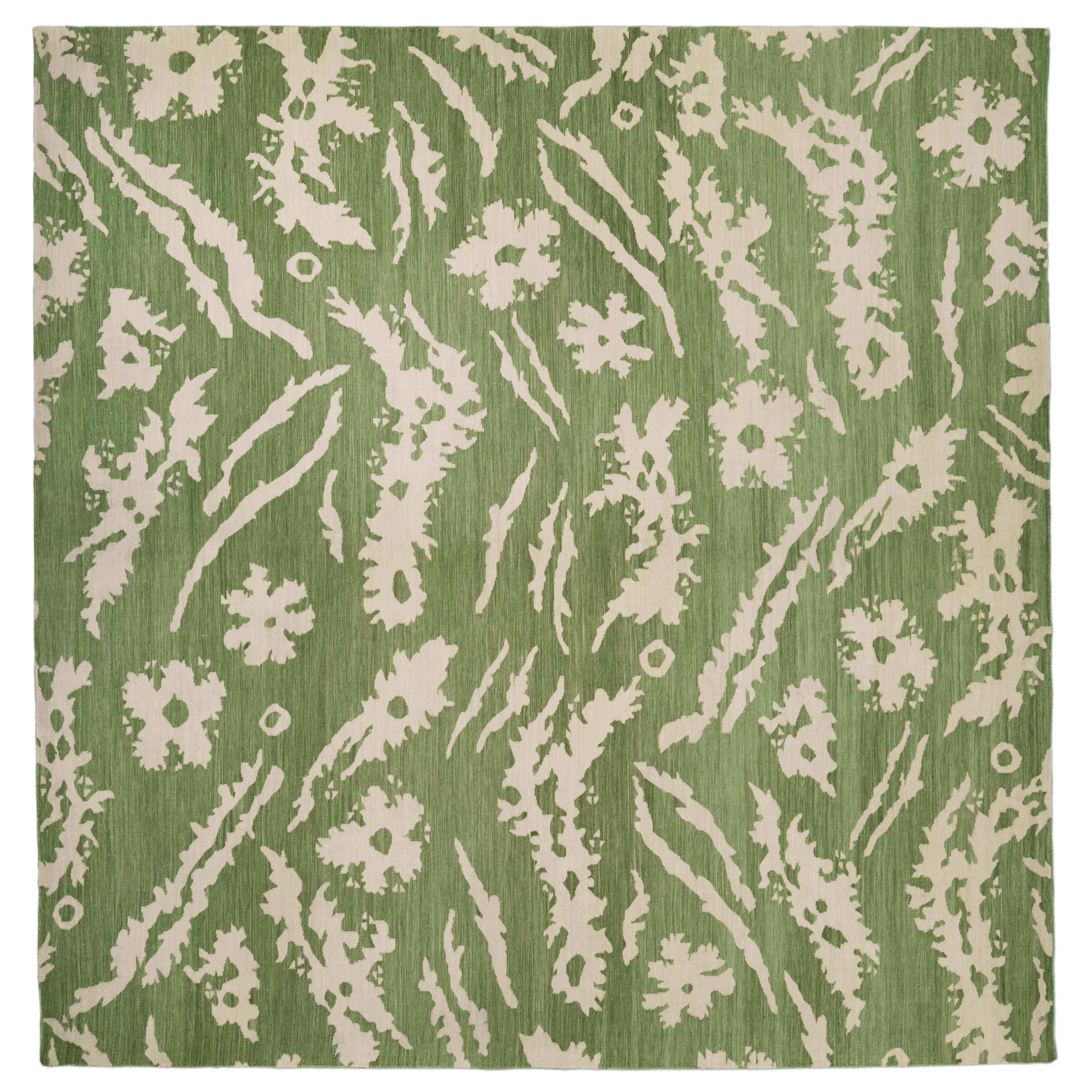 Hand-Knotted The Flatweave Gaia Rug by Sister by Studio Ashby For Sale