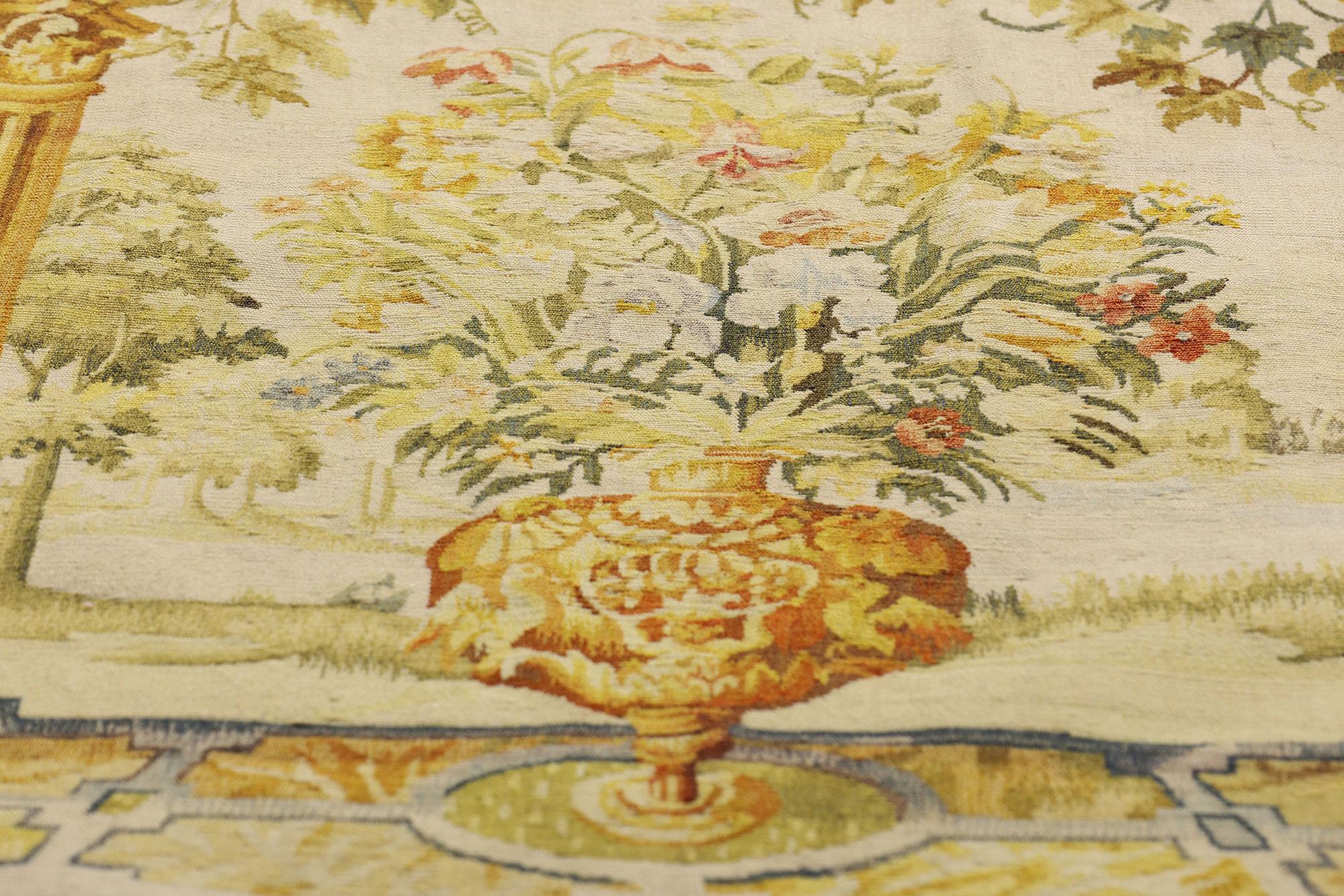The Flemish Pergola: A Renaissance Garden Tapestry Inspired by Jacob Wauters For Sale 9