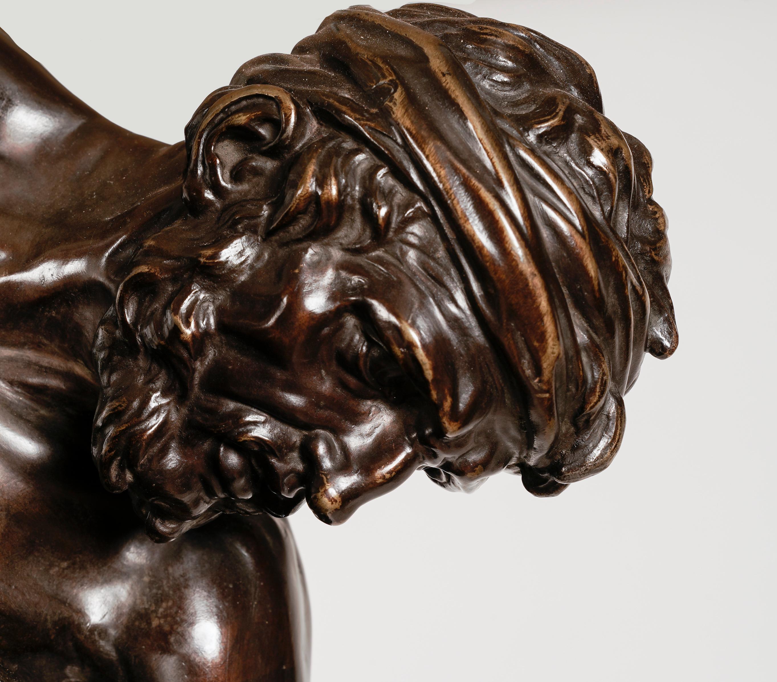 Fuga da Troia, scultura in bronzo francese del XIX secolo in vendita 3