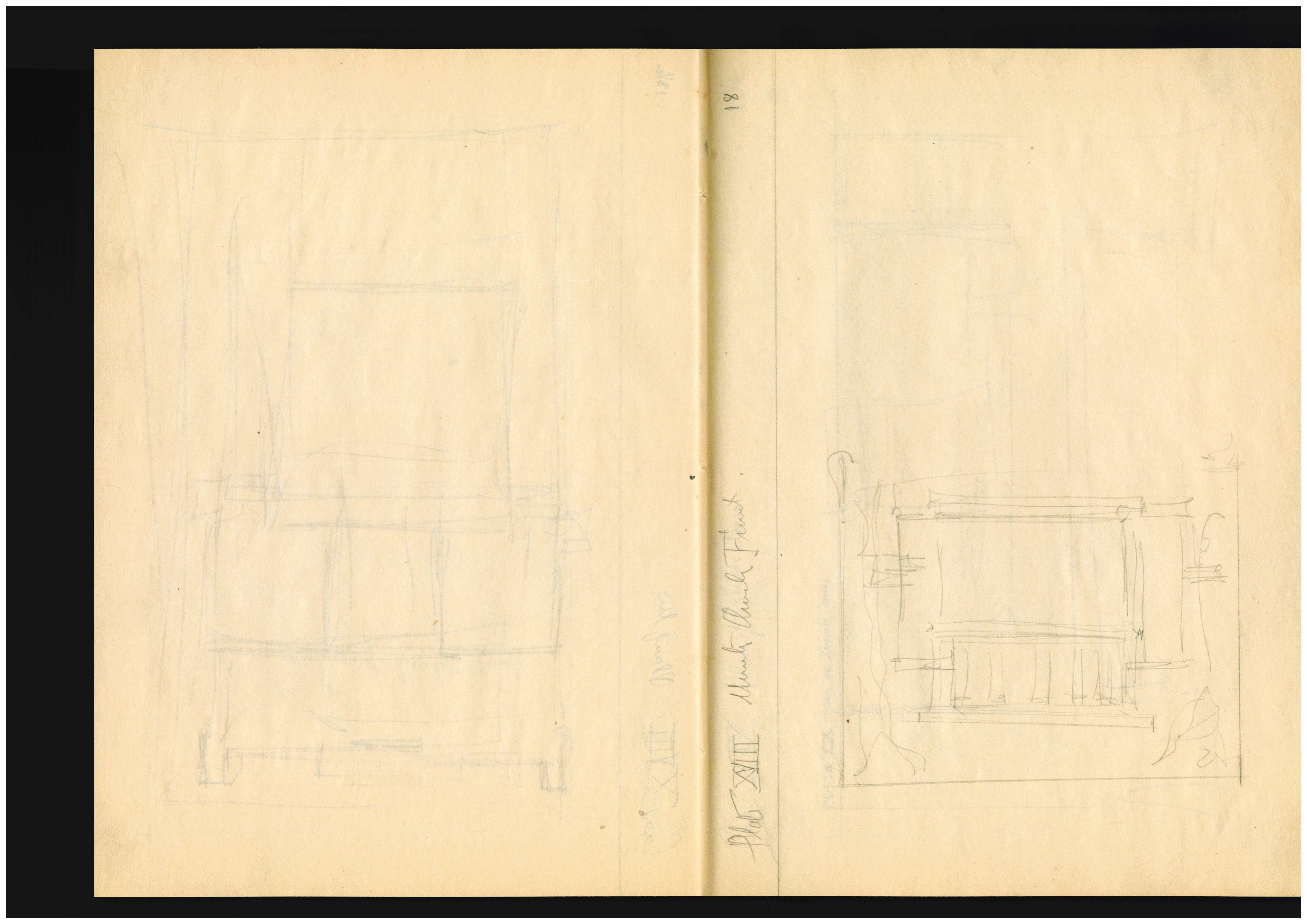 20ième siècle Carnet de croquis de Florence de Frank Lloyd Wright (livre) en vente