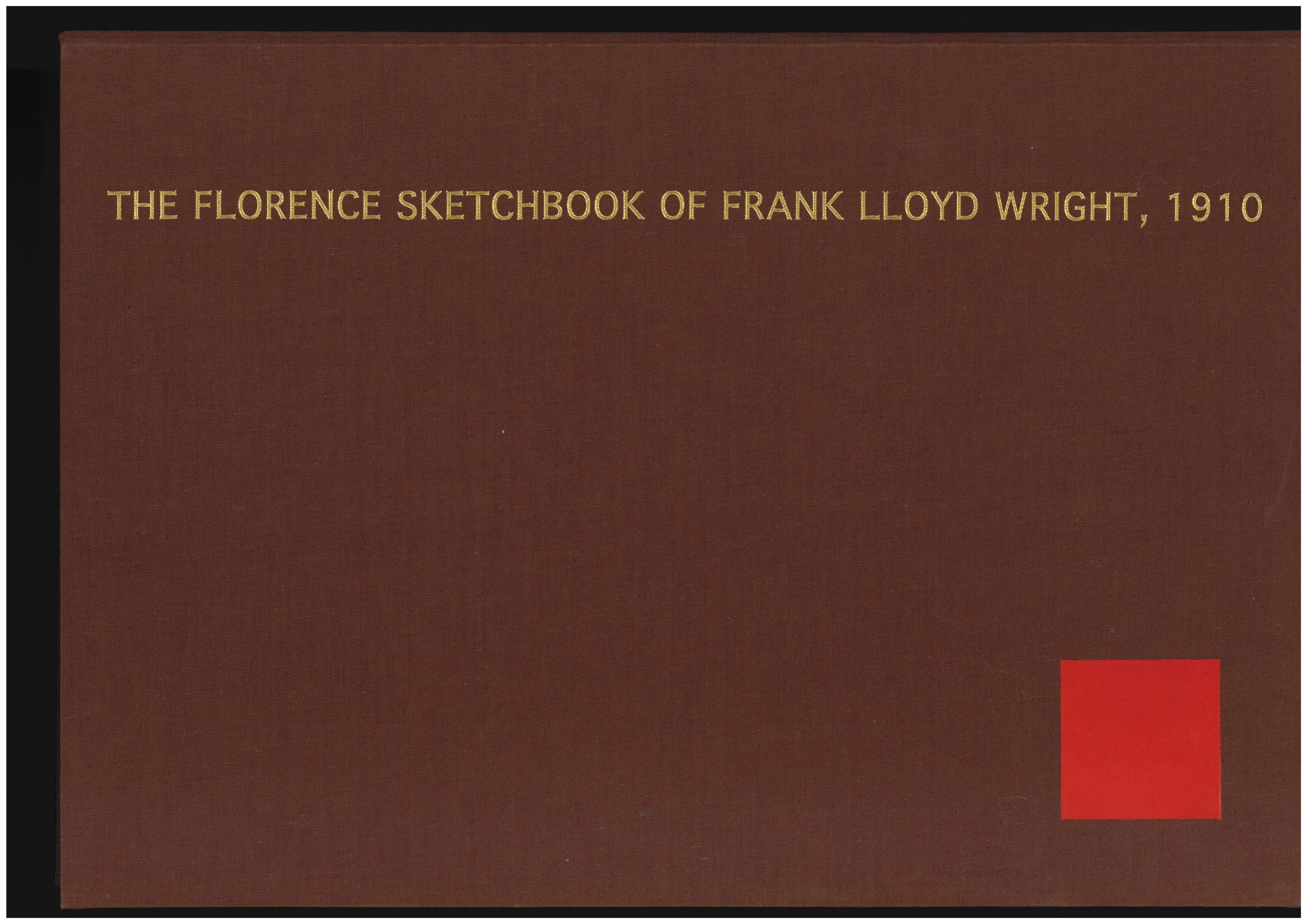 Florence Sketchbook of Frank Lloyd Wright (Book) For Sale 3