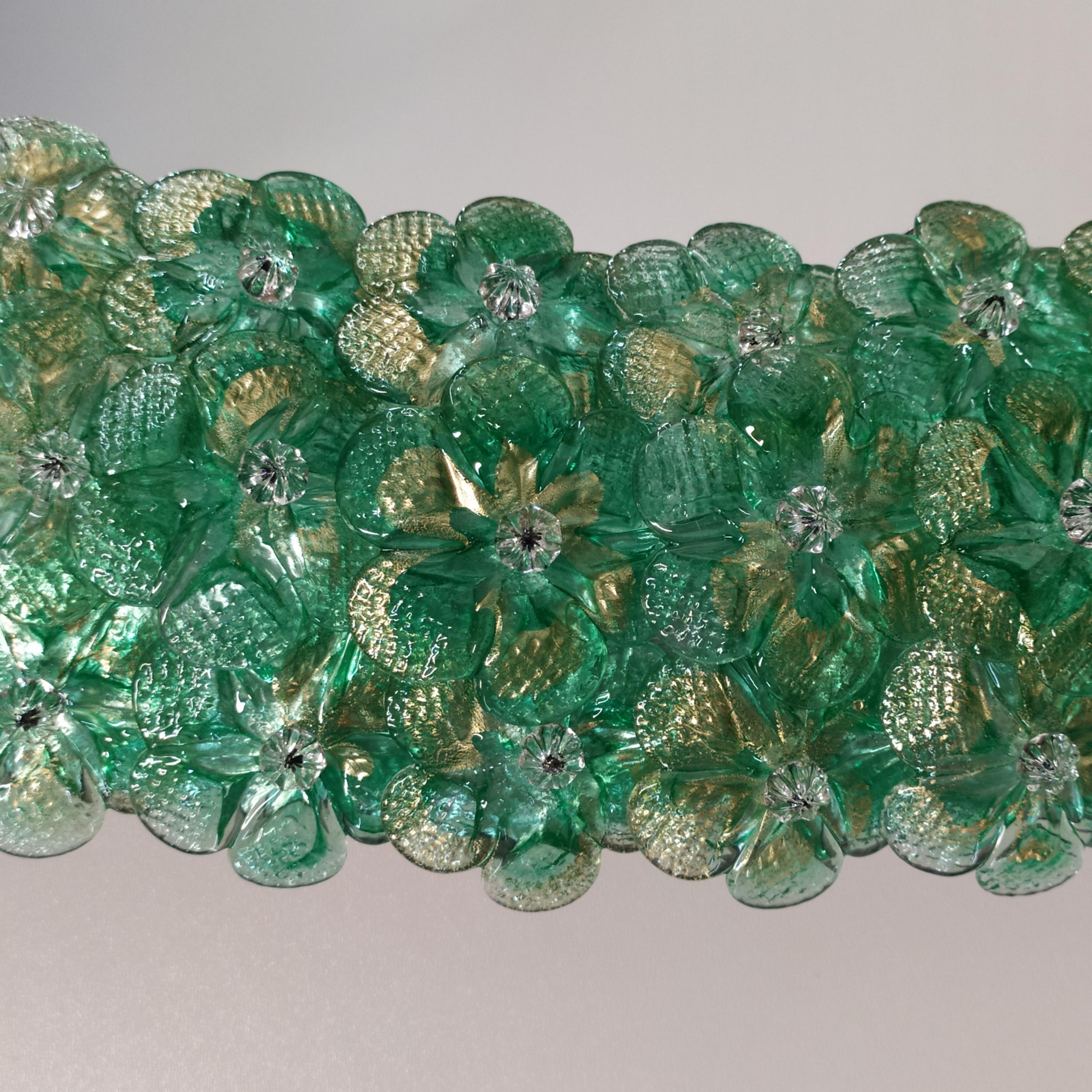 Il Re dei Fiori, specchio di lusso in vetro di Murano di Fratelli Tosi in vendita 4