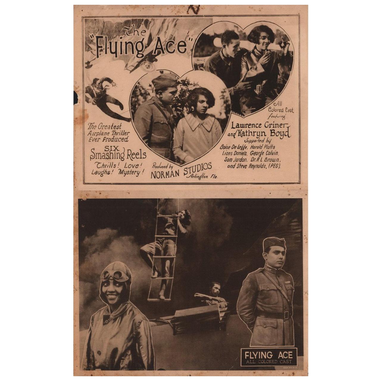 "The Flying Ace" 1926 U.S. Lobby Card Set of 8