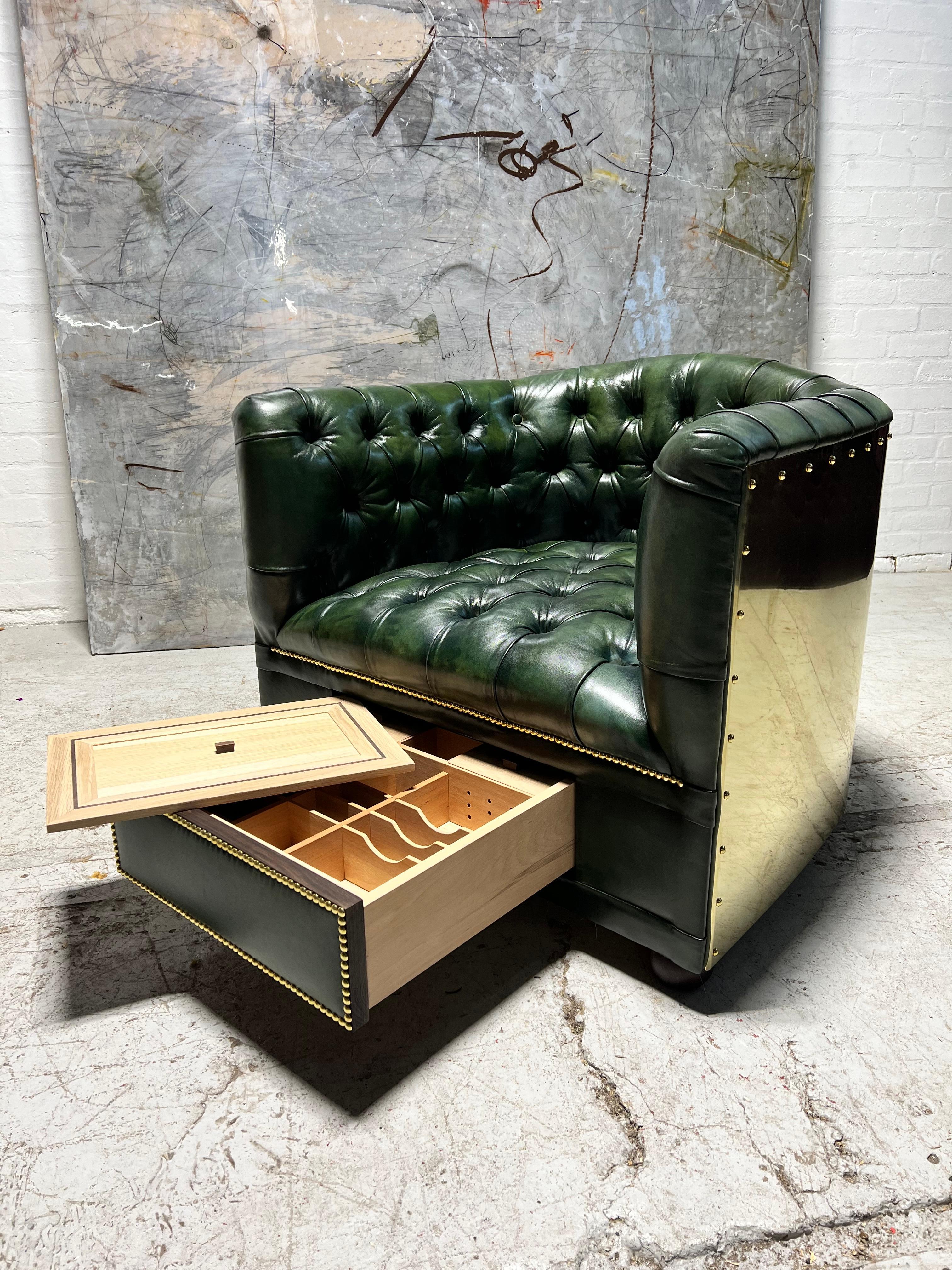 The Flying Wing Humidor Chair from our Signature Collection For Sale 1
