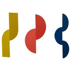 The Fold Collection in Mustard, Red & Navy