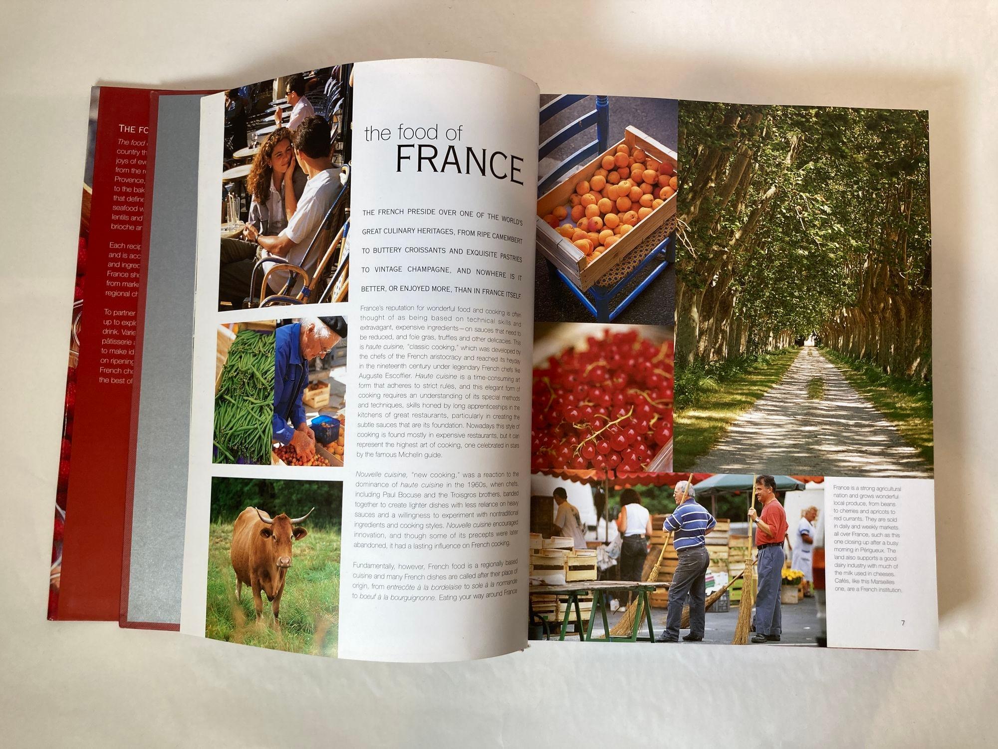 Food of France by Kay Halsey and Lulu Grimes Hardcover Book For Sale 2