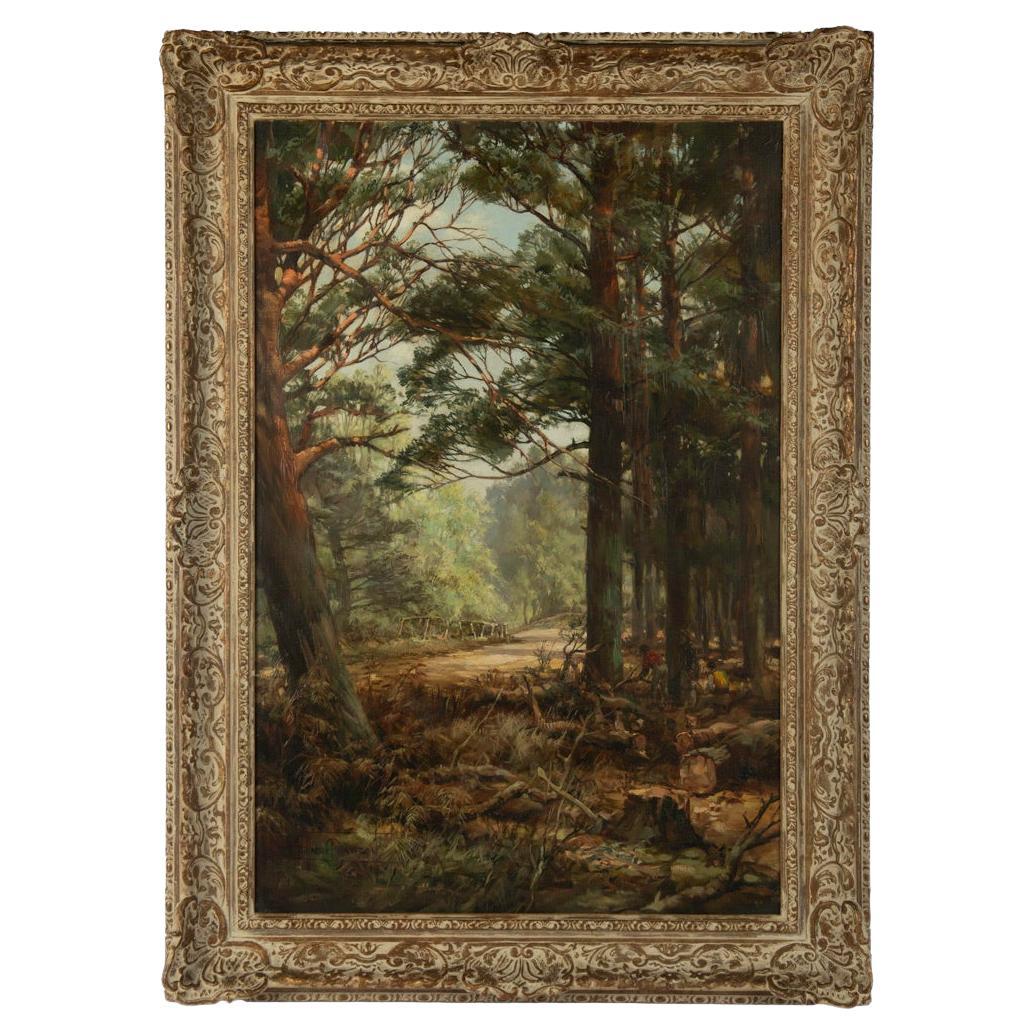 ‘The Forest Road, Boldrewood, Hampshire’ by Montague Dawson For Sale