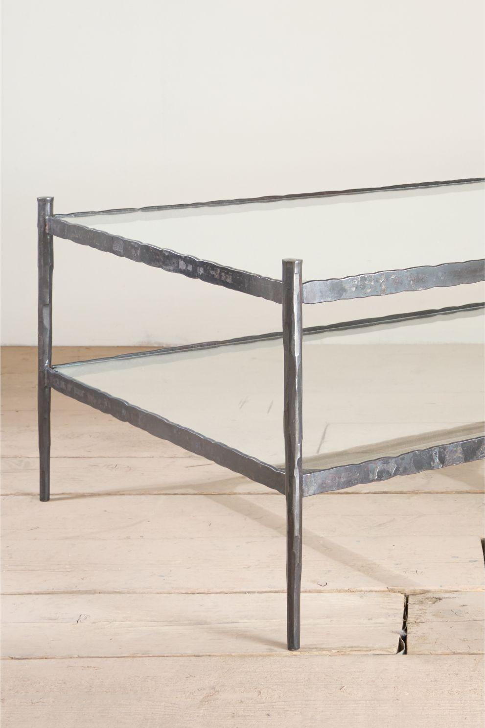 The forged 'Mjolnir' Coffee table - rectangle - By TallBoy In Excellent Condition For Sale In Malton, GB