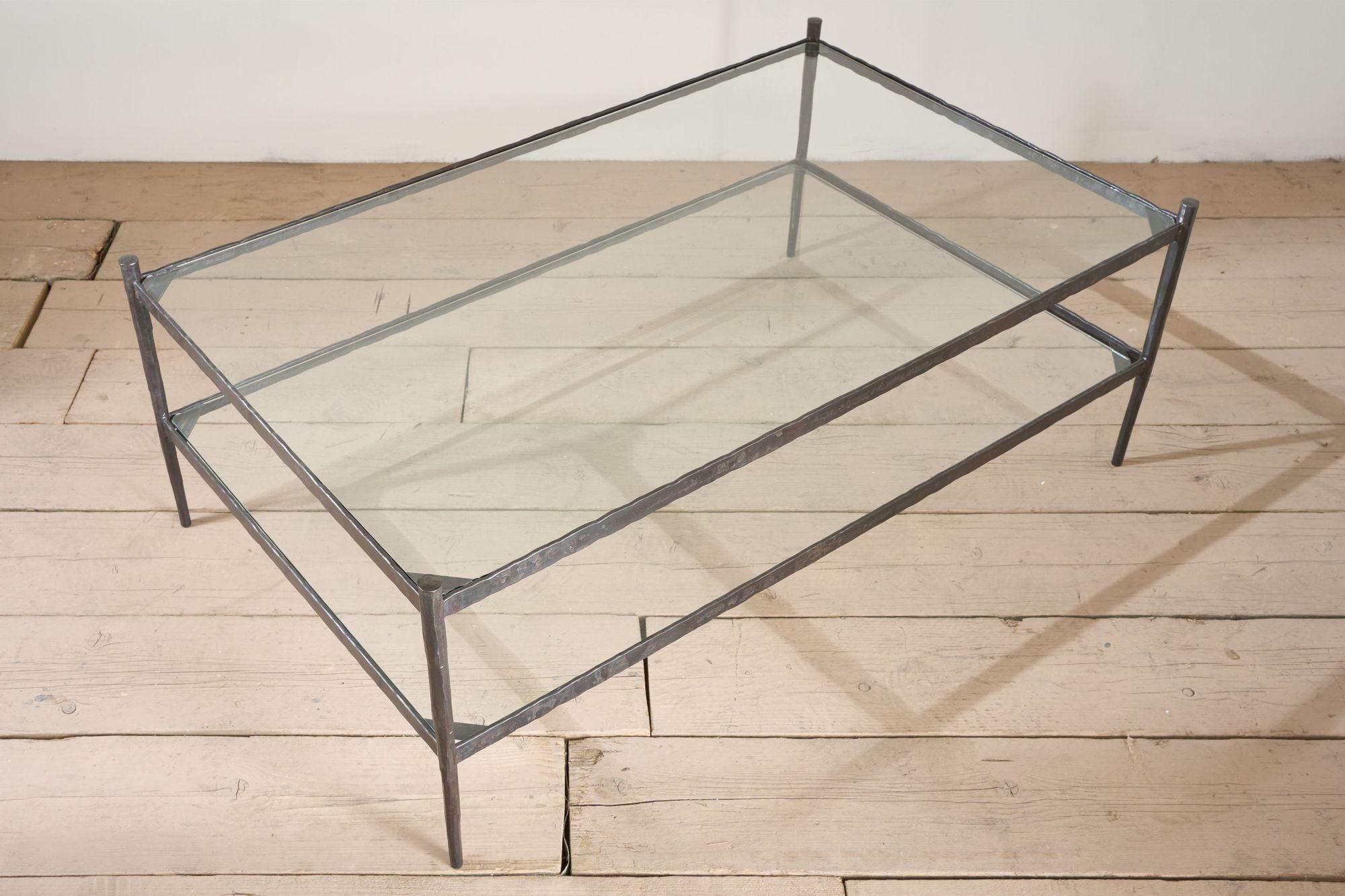 Steel The forged 'Mjolnir' Coffee table - rectangle - By TallBoy For Sale