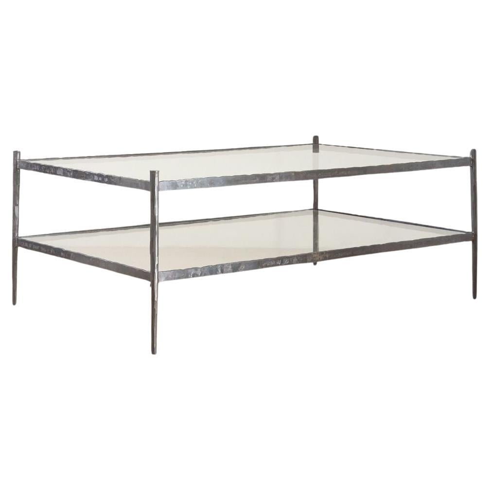 The forged 'Mjolnir' Coffee table - rectangle - By TallBoy For Sale