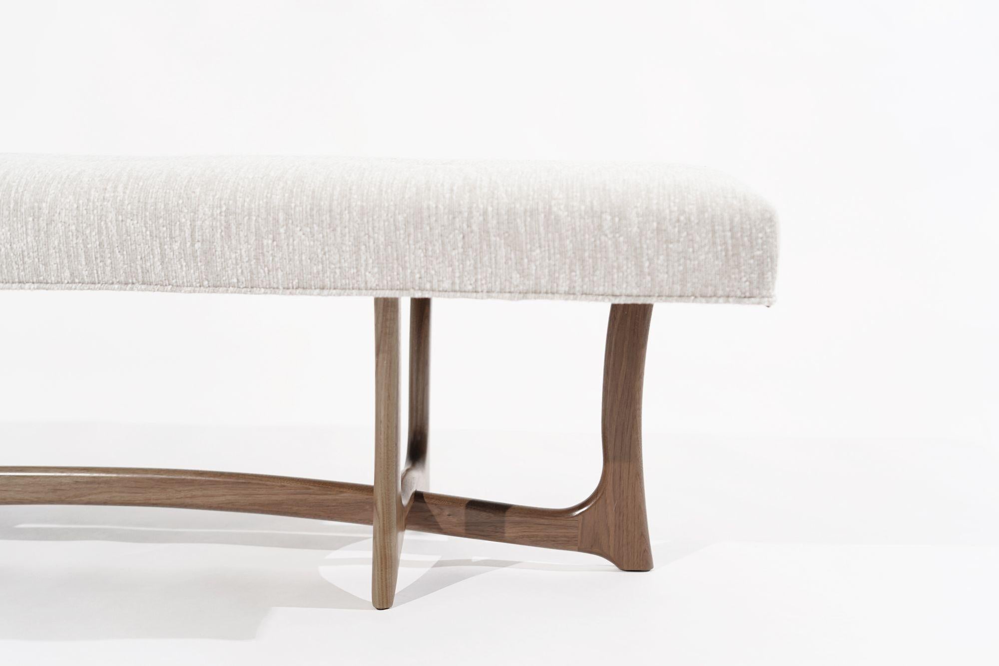 The Forma Bench in Natural Walnut by Stamford Modern en vente 3