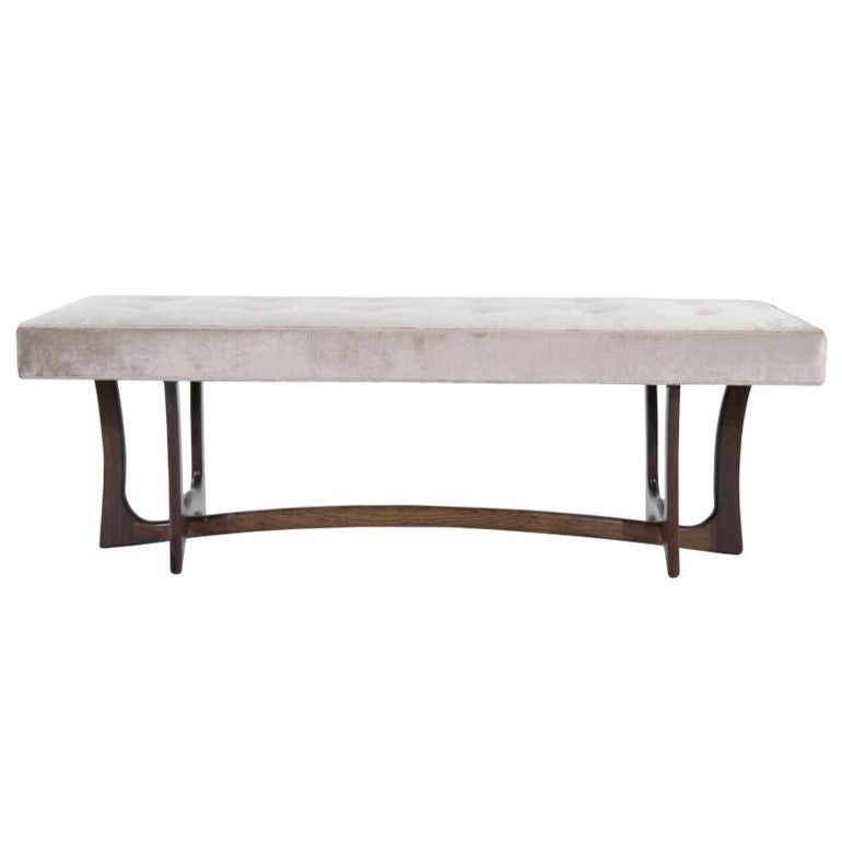 Forma Bench in Walnut by Stamford Modern For Sale