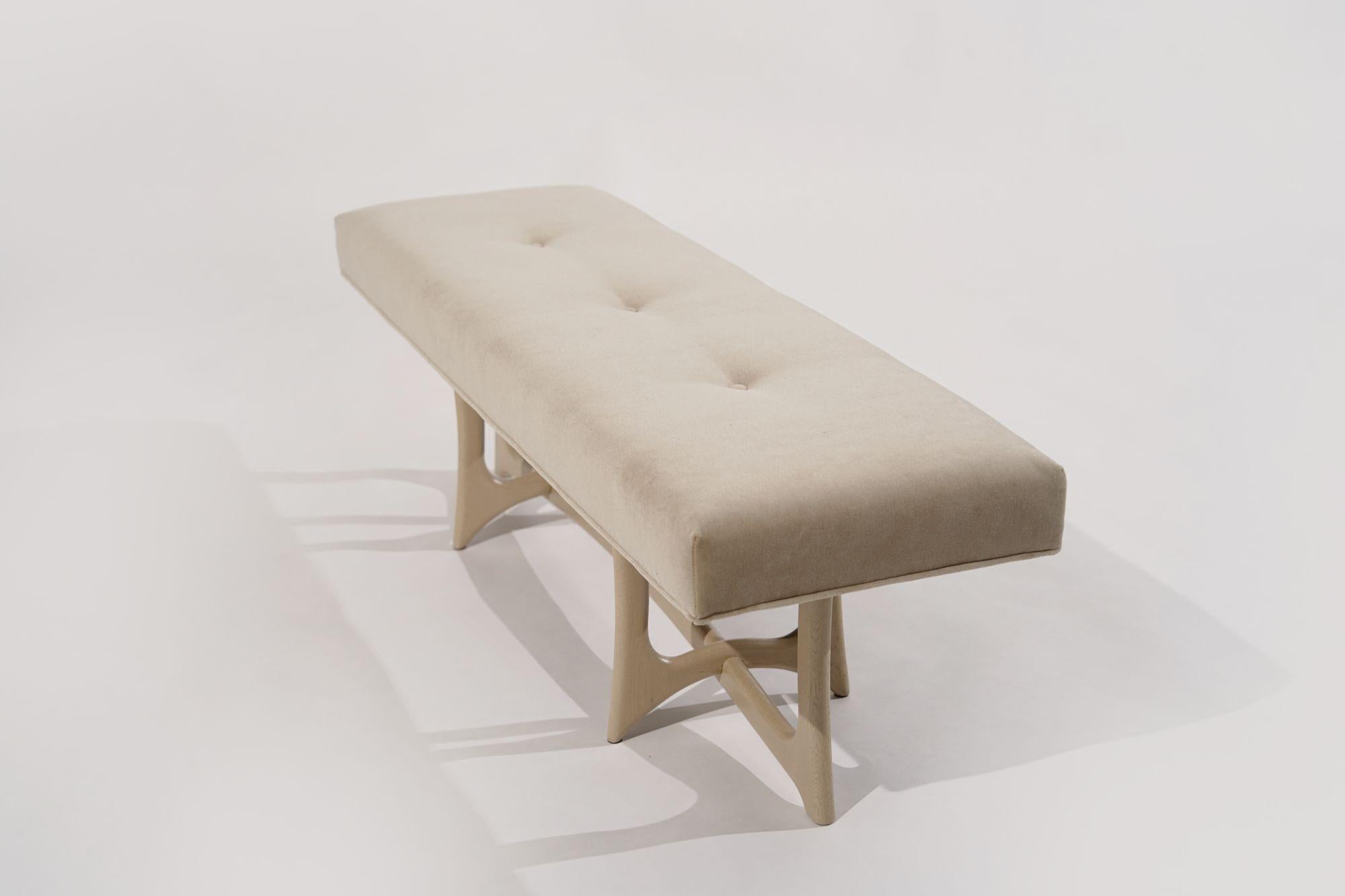 Contemporary The Forma Bench in White Oak by Stamford Modern For Sale