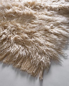 The Forsyth Mohair Shag Rug - Natural, 6x9
