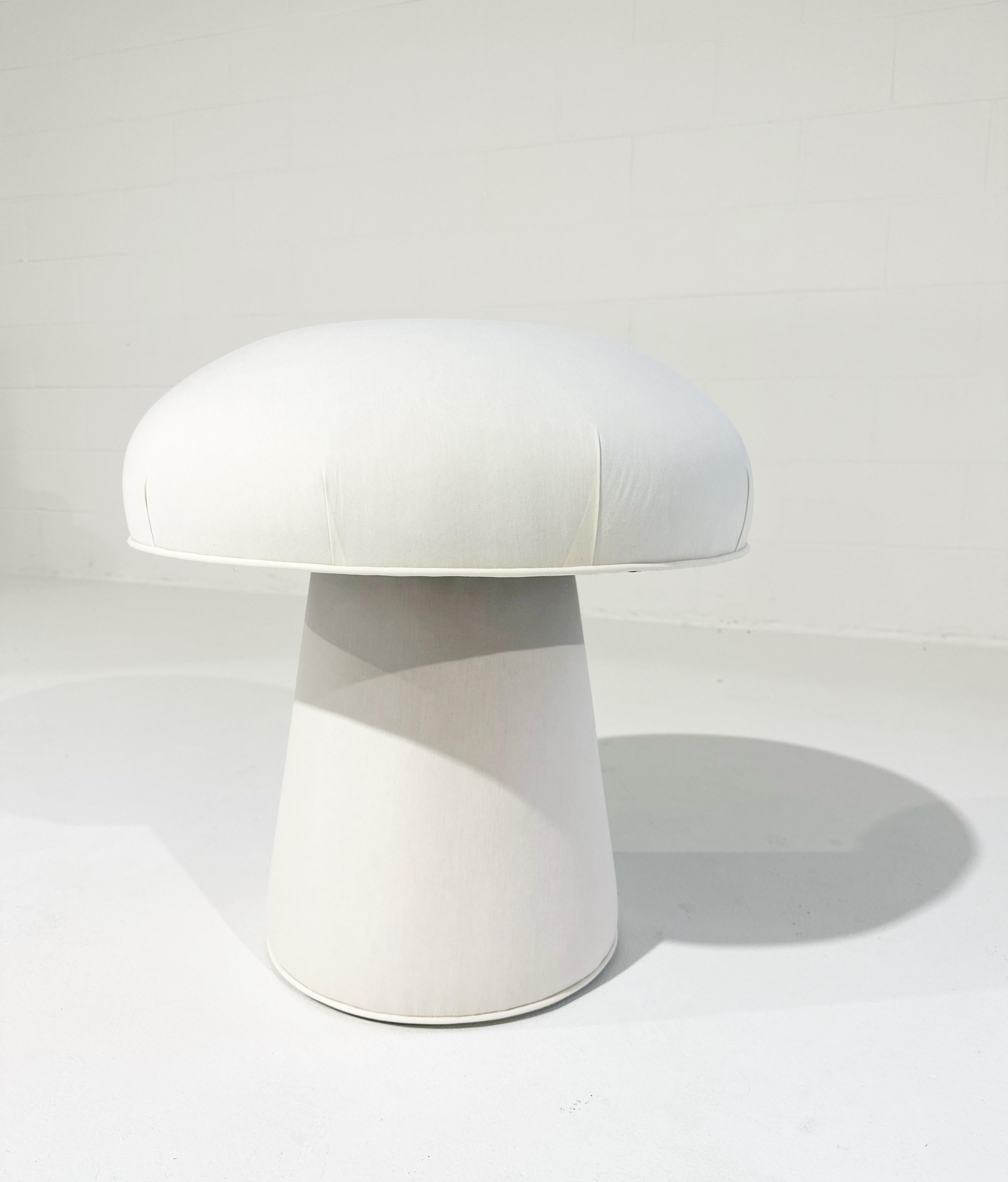 Contemporary The Forsyth Mushroom Pouf Ottoman in COM For Sale