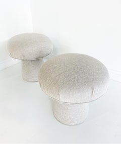 Pouf champignon Forsyth en laine d'alpaga Loro Piana