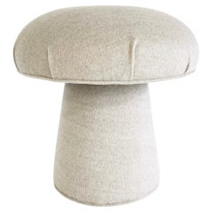 Forsyth Pilz-Pouf-Ottoman aus Loro Piana Alpakawolle