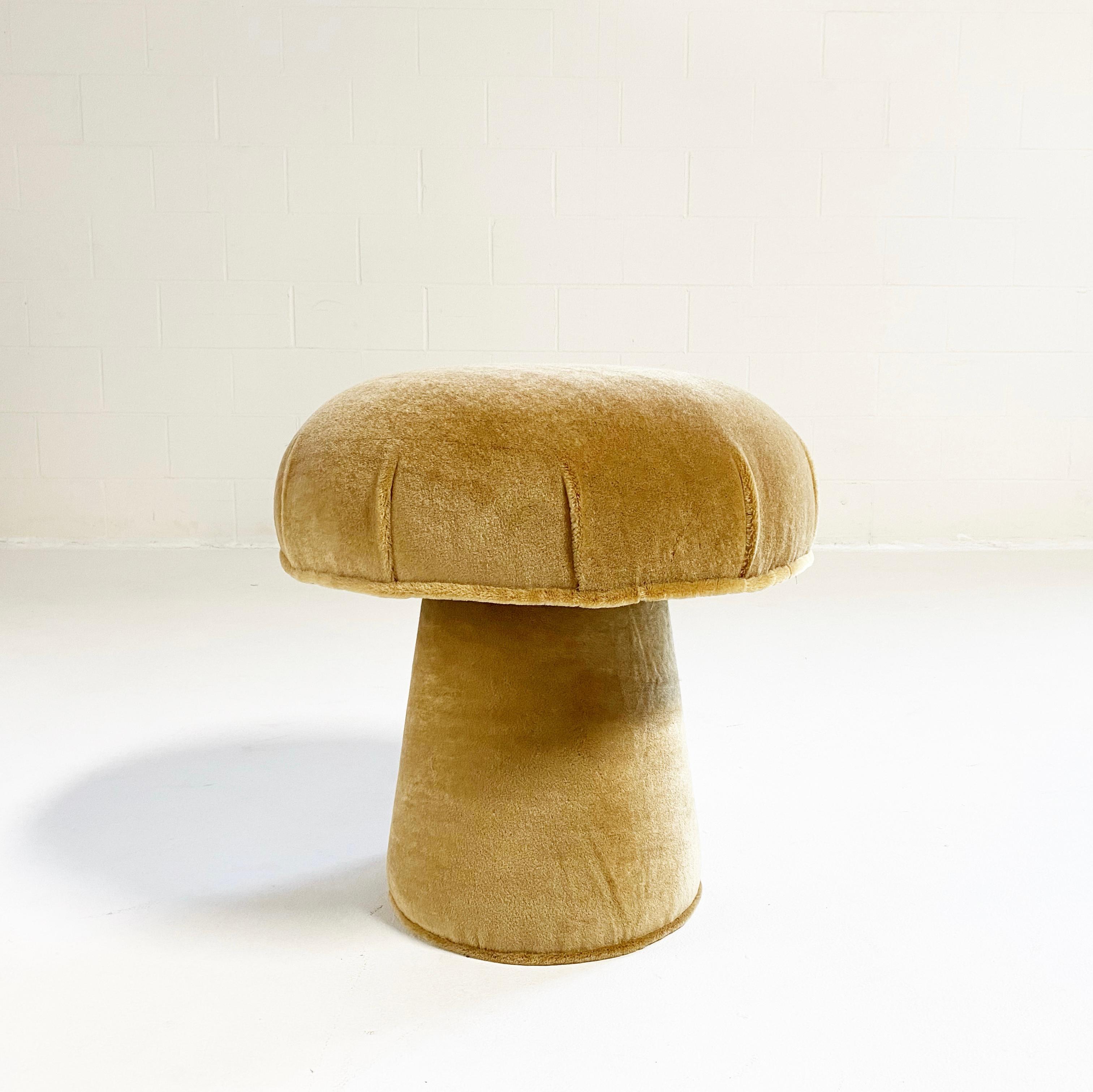 vintage mushroom ottoman