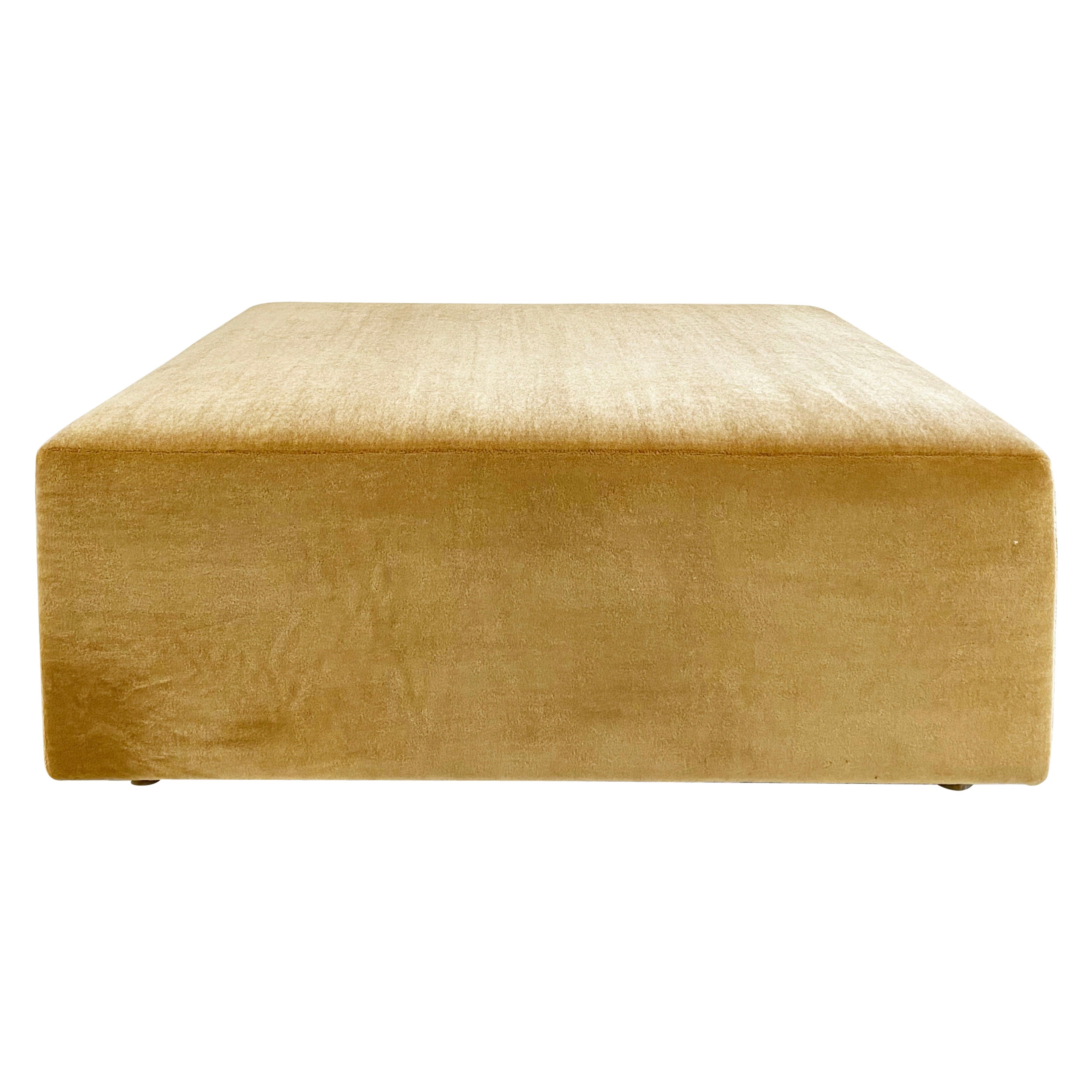 The Forsyth Ottoman in Pierre Frey Mohair