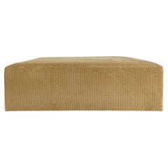 The Forsyth Ottoman in Rose Tarlow Corduroy, 48 x 60 in