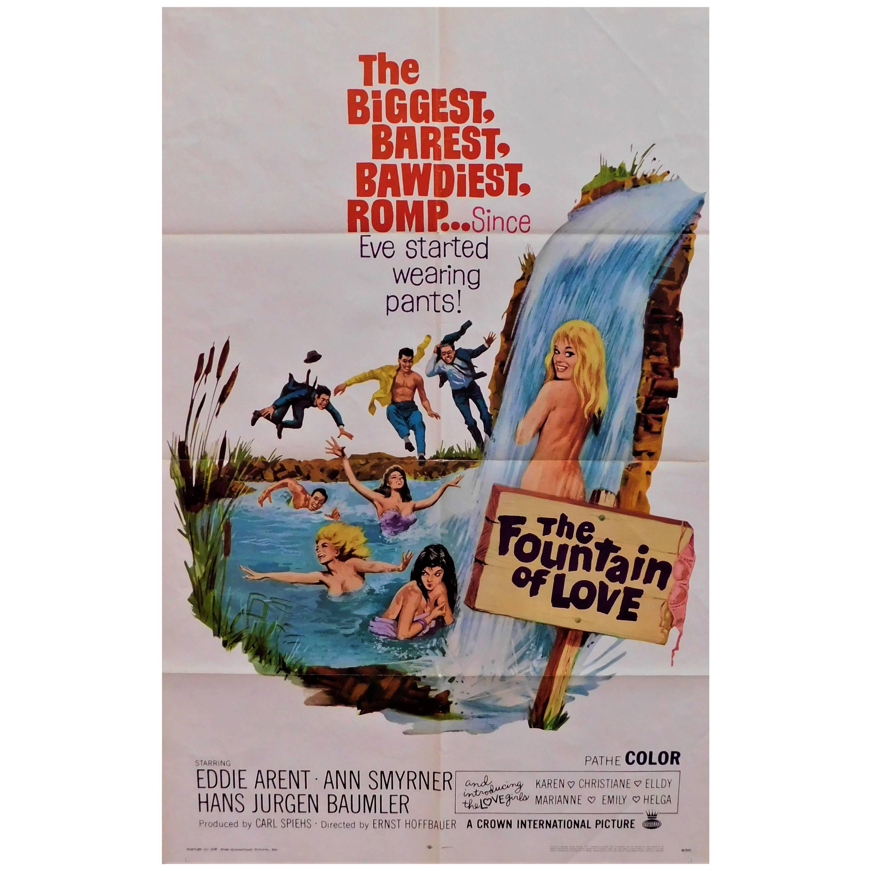 "The Fountain of Love" 1968 Original Movie Poster