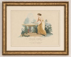 The Fountain of Love – Romantic Regency Stipple Engraving, Edward Orme, 1815