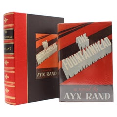 The Fountainhead von Ayn Rand, frühe Blakiston-Ausgabe, 1943