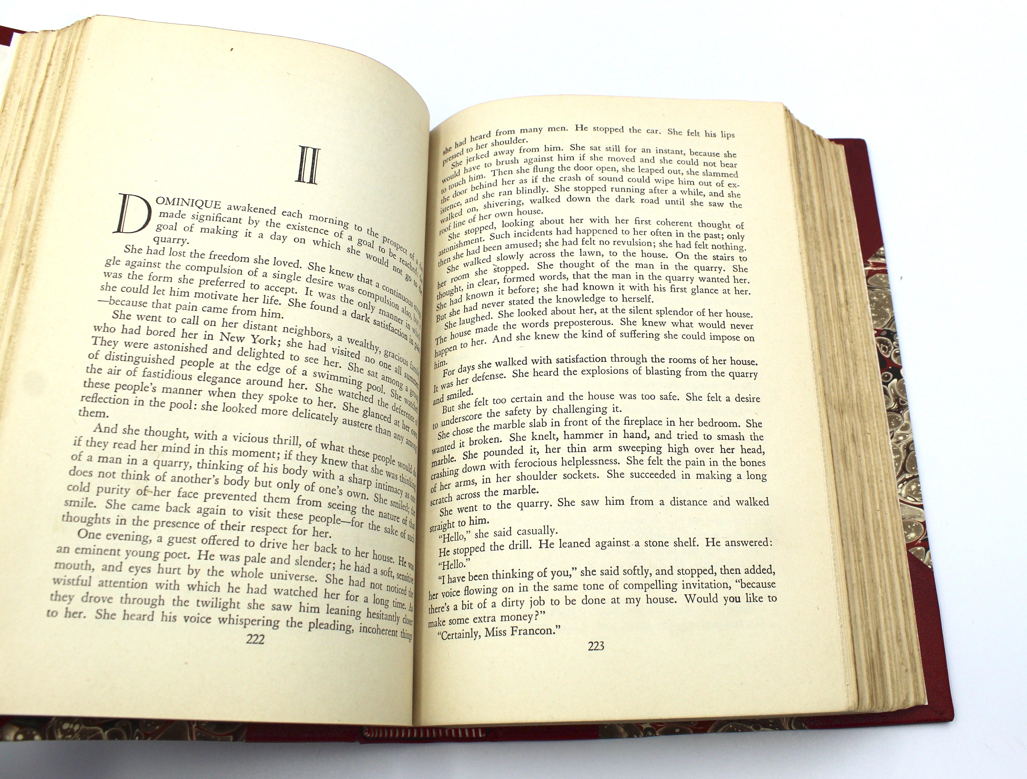 Milieu du XXe siècle The Fountainhead par Ayn Rand, première édition, 1943 en vente