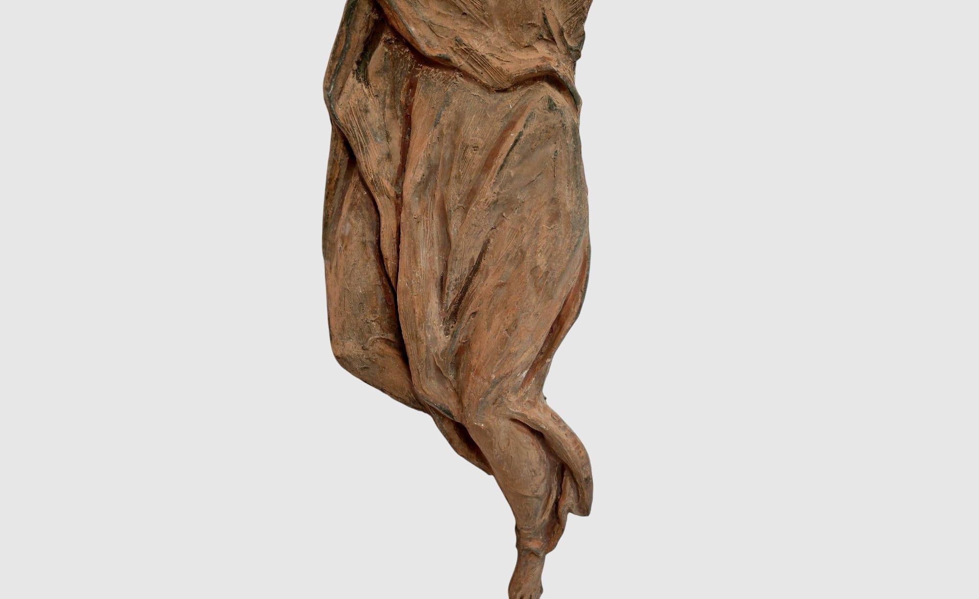 The Four Seasons – 19th Century Terracotta Figures GERMAN 170 CM In Good Condition For Sale In Madrid, ES