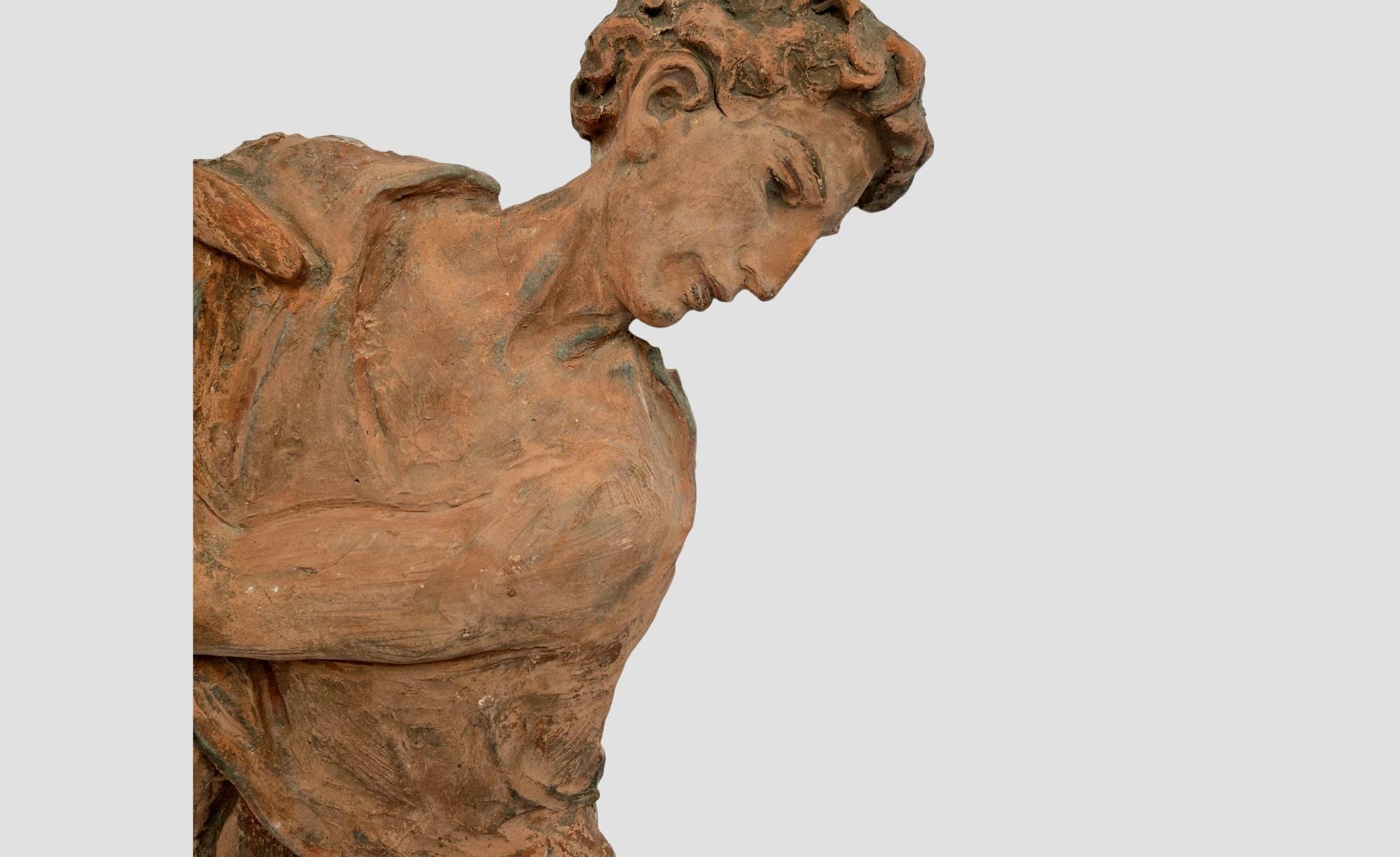Late 19th Century The Four Seasons – 19th Century Terracotta Figures GERMAN 170 CM For Sale