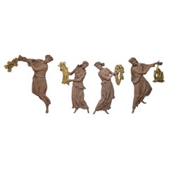 The Four Seasons – 19th Century Terracotta Figures GERMAN 170 CM
