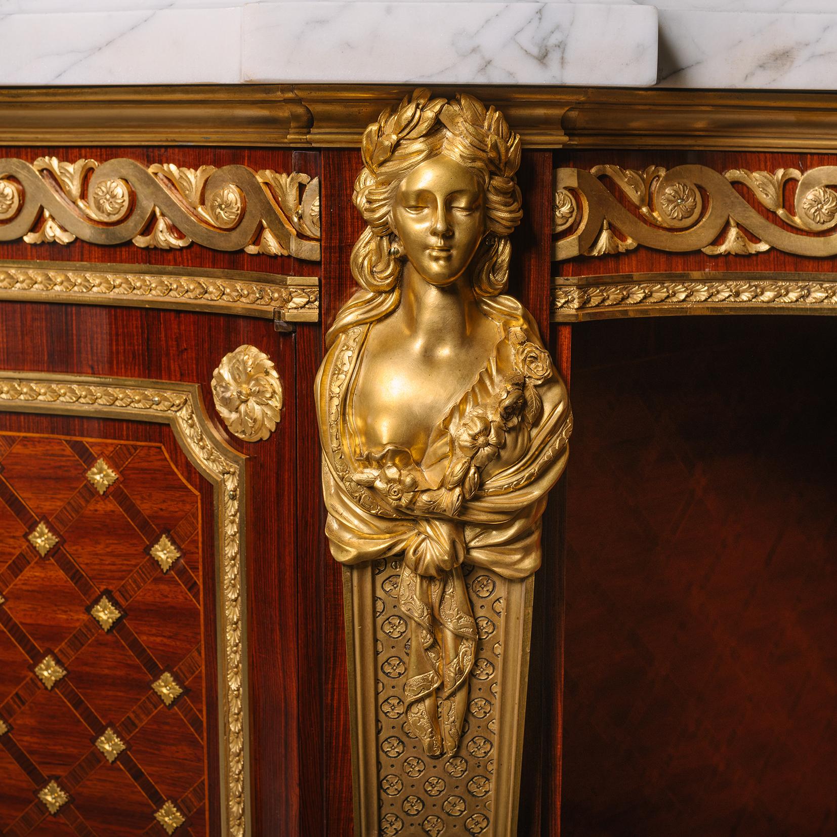 Bronze doré « The Four Seasons Cabinet » de Zwiener Jansen Successeur en vente