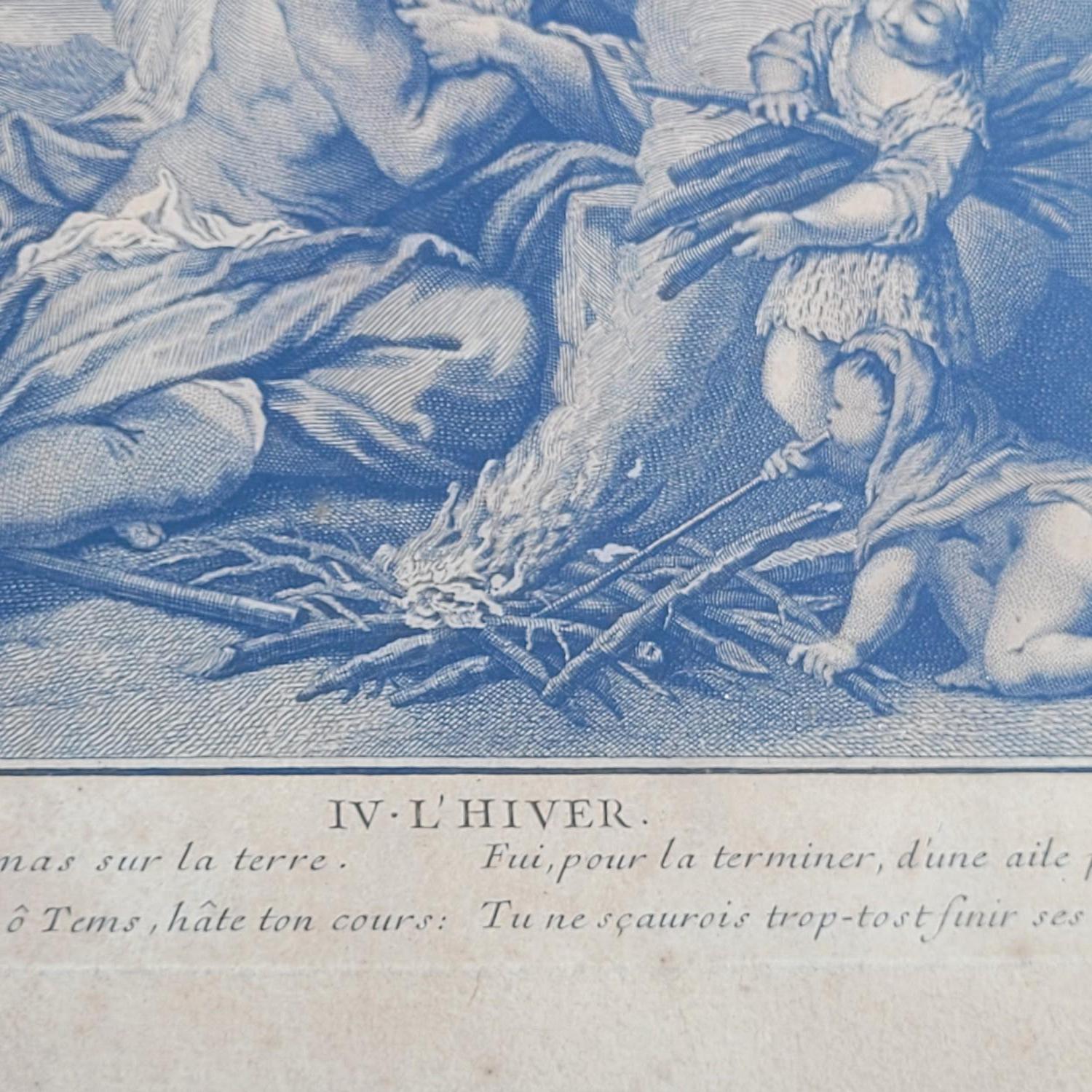 The Four Seasons, Gerahmte Stiche, 19. Jahrhundert im Angebot 3