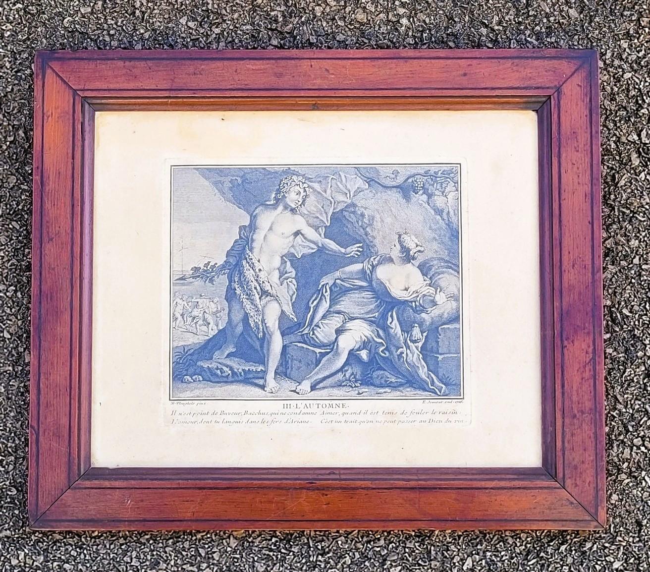 The Four Seasons, Gerahmte Stiche, 19. Jahrhundert im Angebot 4