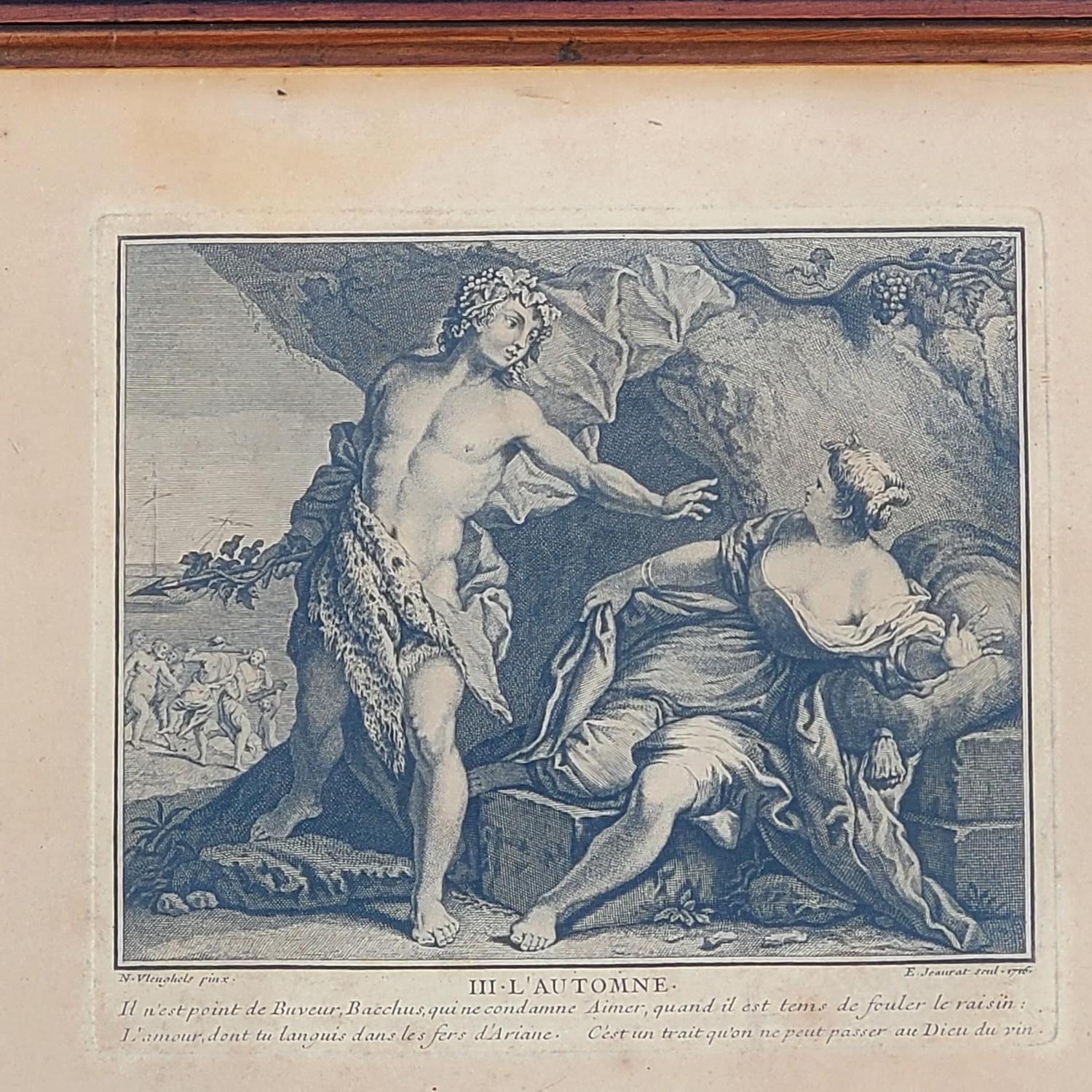 The Four Seasons, Gerahmte Stiche, 19. Jahrhundert im Angebot 5