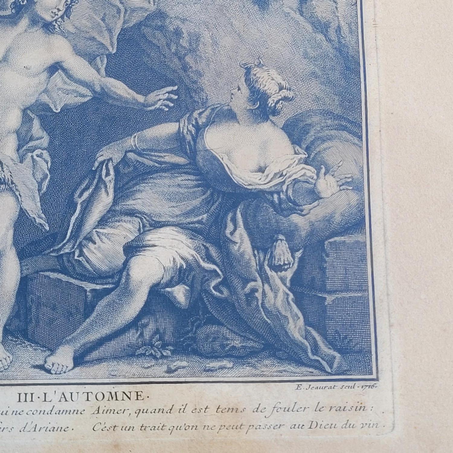 The Four Seasons, Gerahmte Stiche, 19. Jahrhundert im Angebot 7