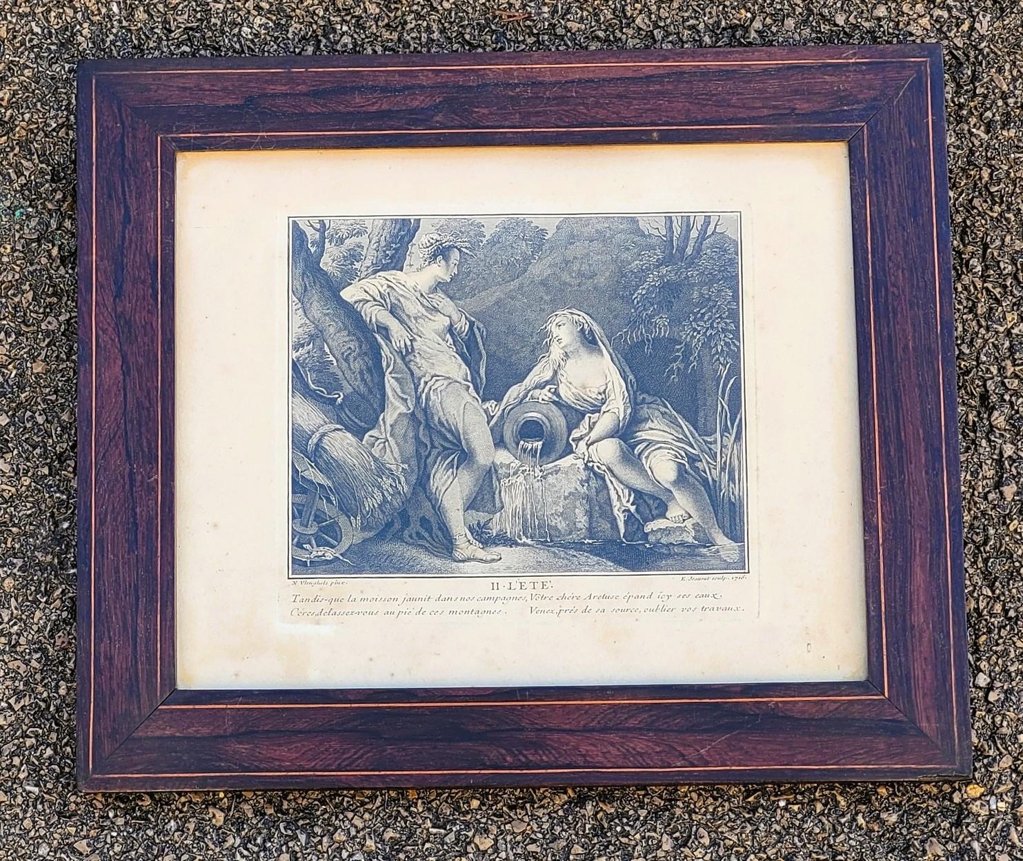 The Four Seasons, Gerahmte Stiche, 19. Jahrhundert im Angebot 10