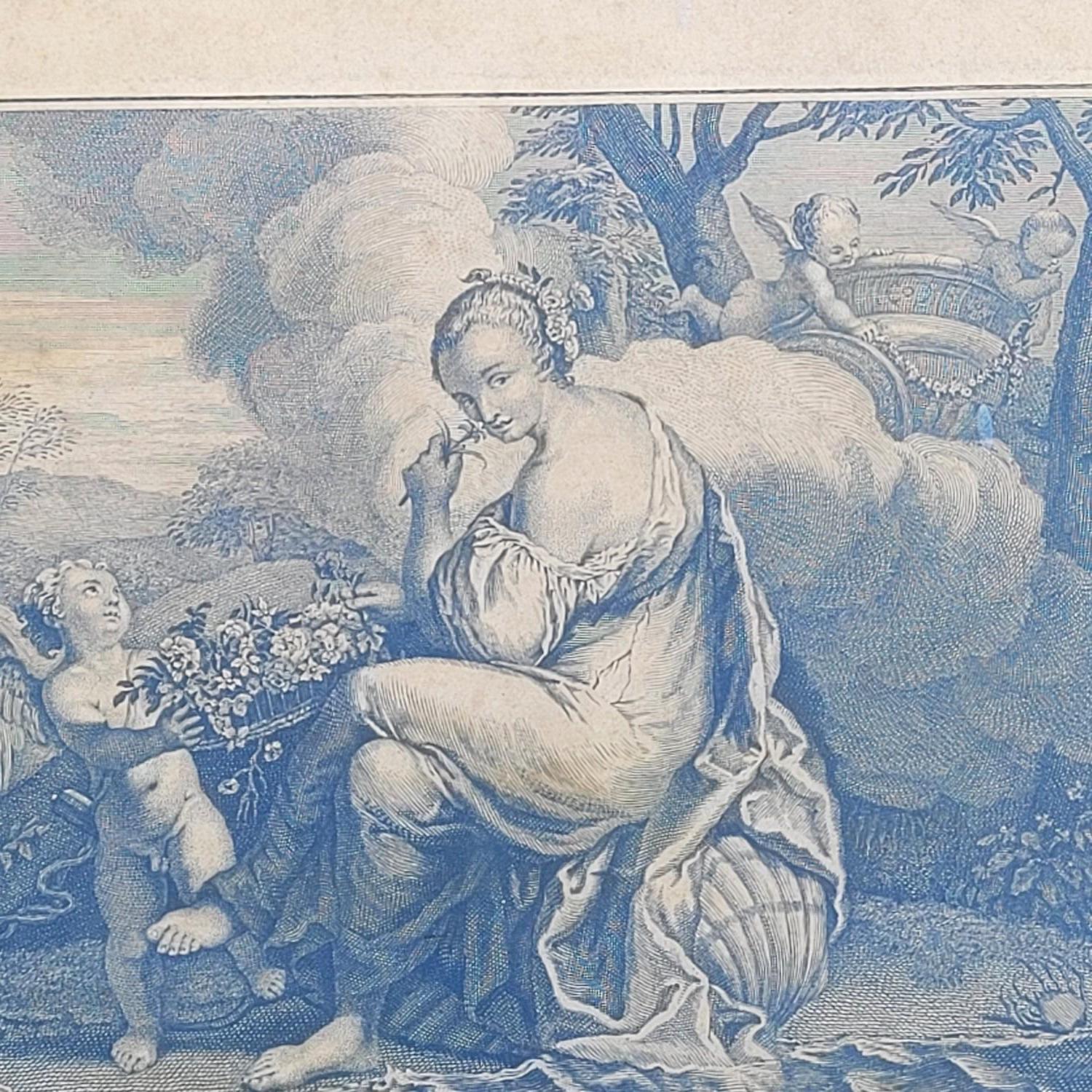 The Four Seasons, Gerahmte Stiche, 19. Jahrhundert (Charles X.) im Angebot