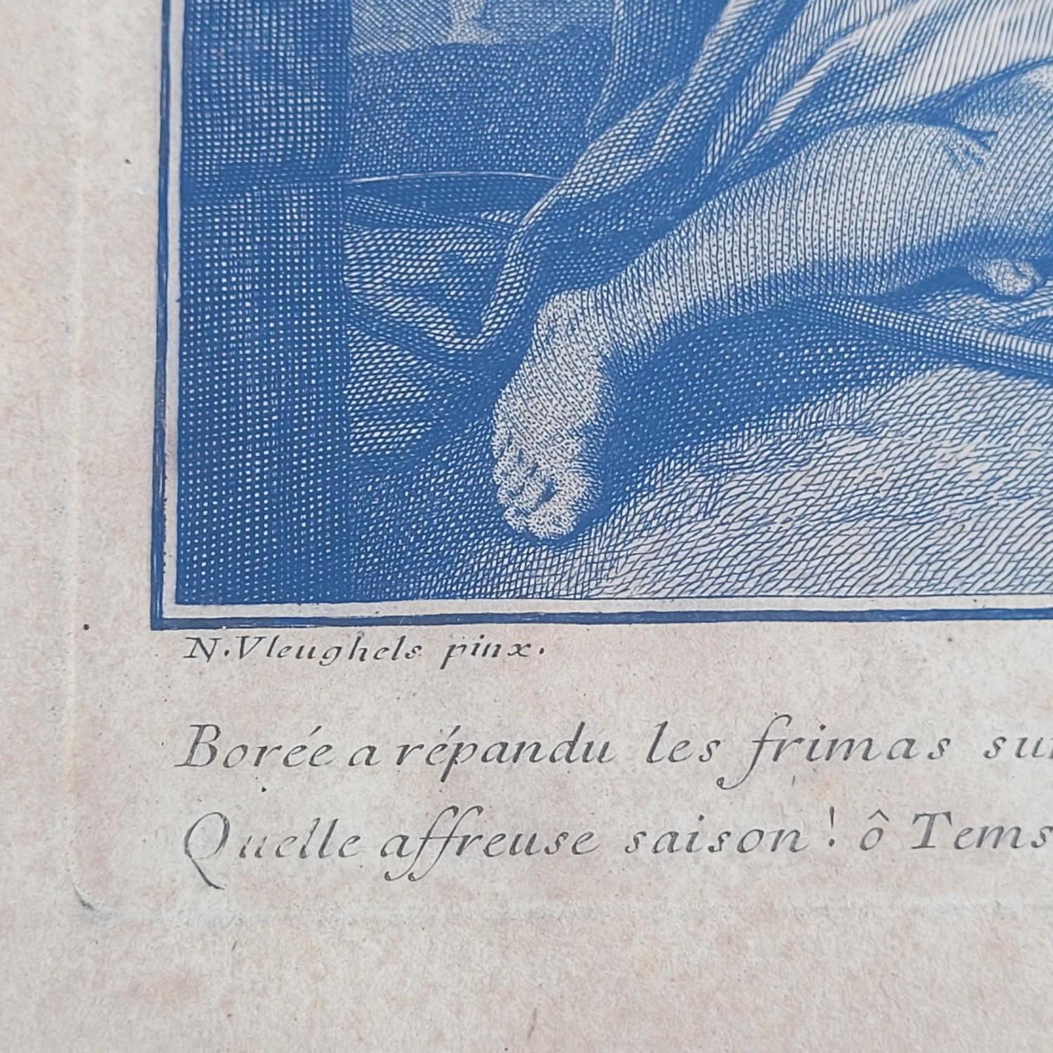 The Four Seasons, Gerahmte Stiche, 19. Jahrhundert (Papier) im Angebot