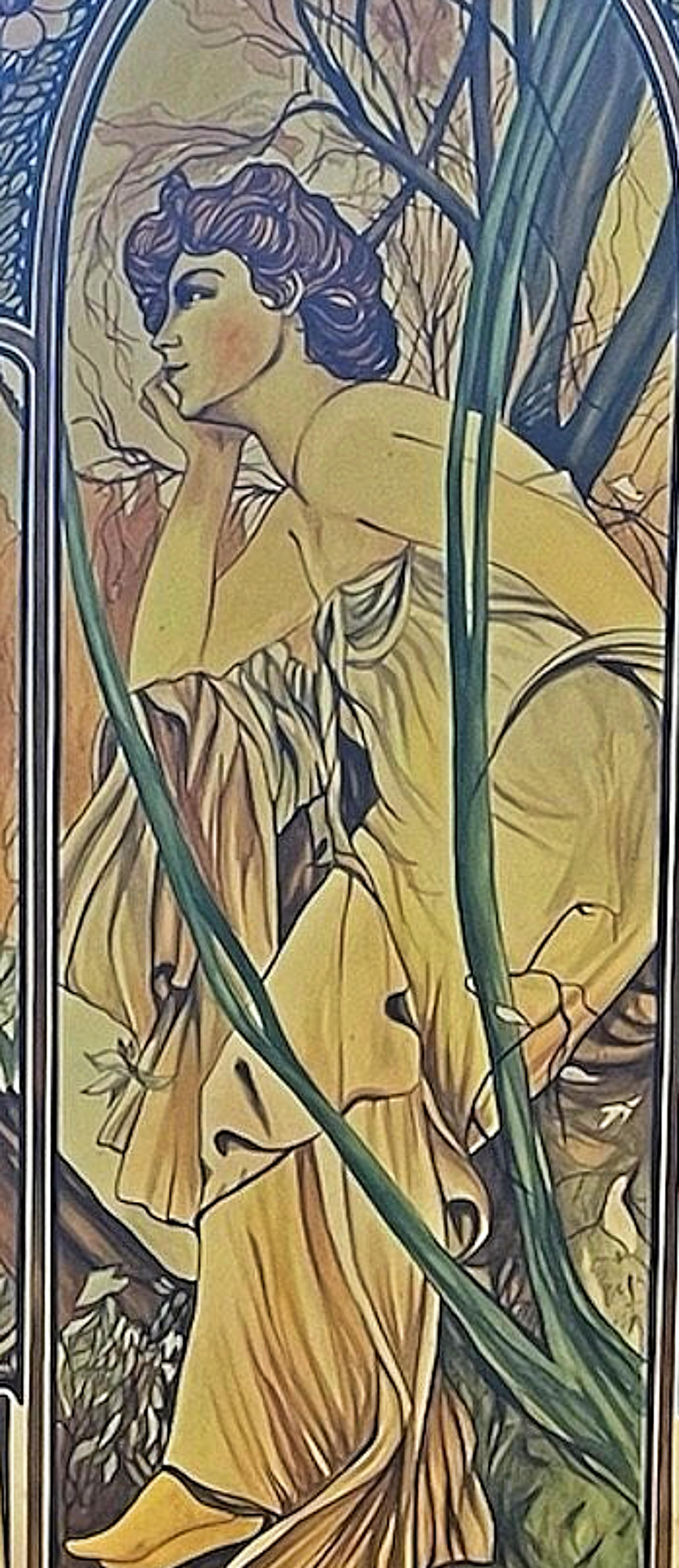 „THE FOUR SEASONS“  Französische Schule, Anfang 1900, 20. Jahrhundert, Art déco (Handgefertigt) im Angebot