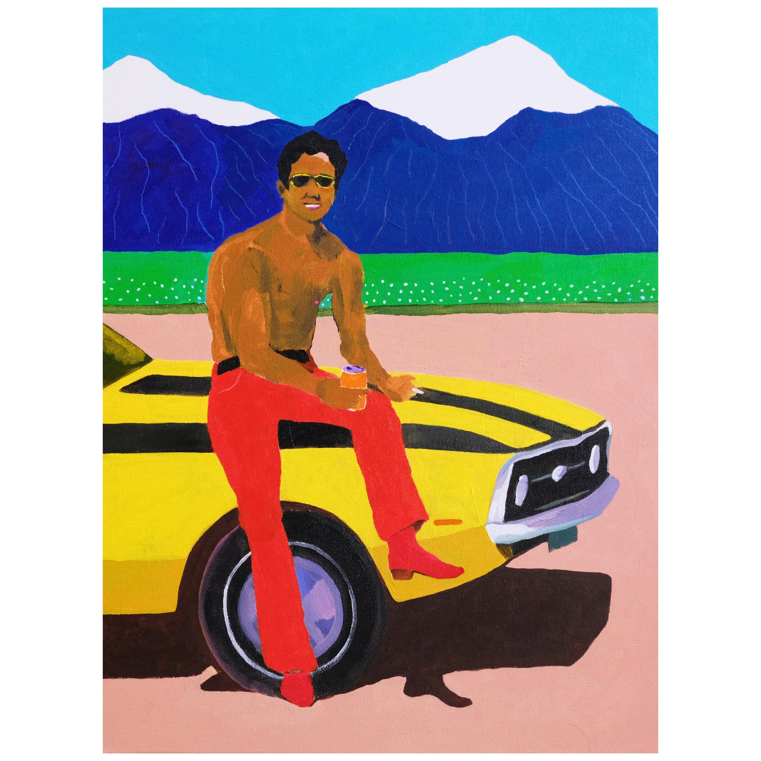 'The Freeway' Portrait Painting by Alan Fears Pop Art For Sale