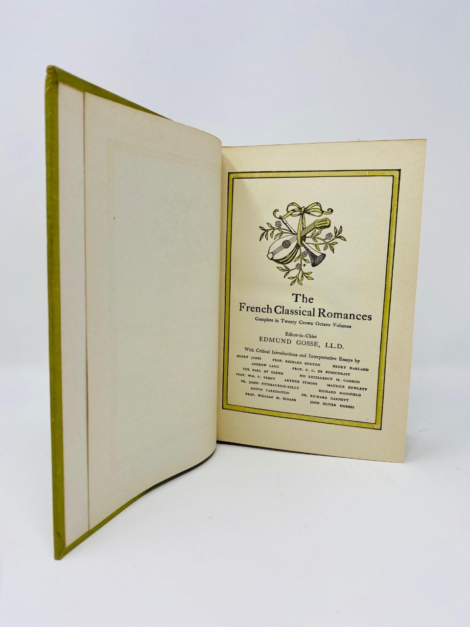 Paper The French Classical Romances Book Edition 1902 by P.F. Collier & Son, New York